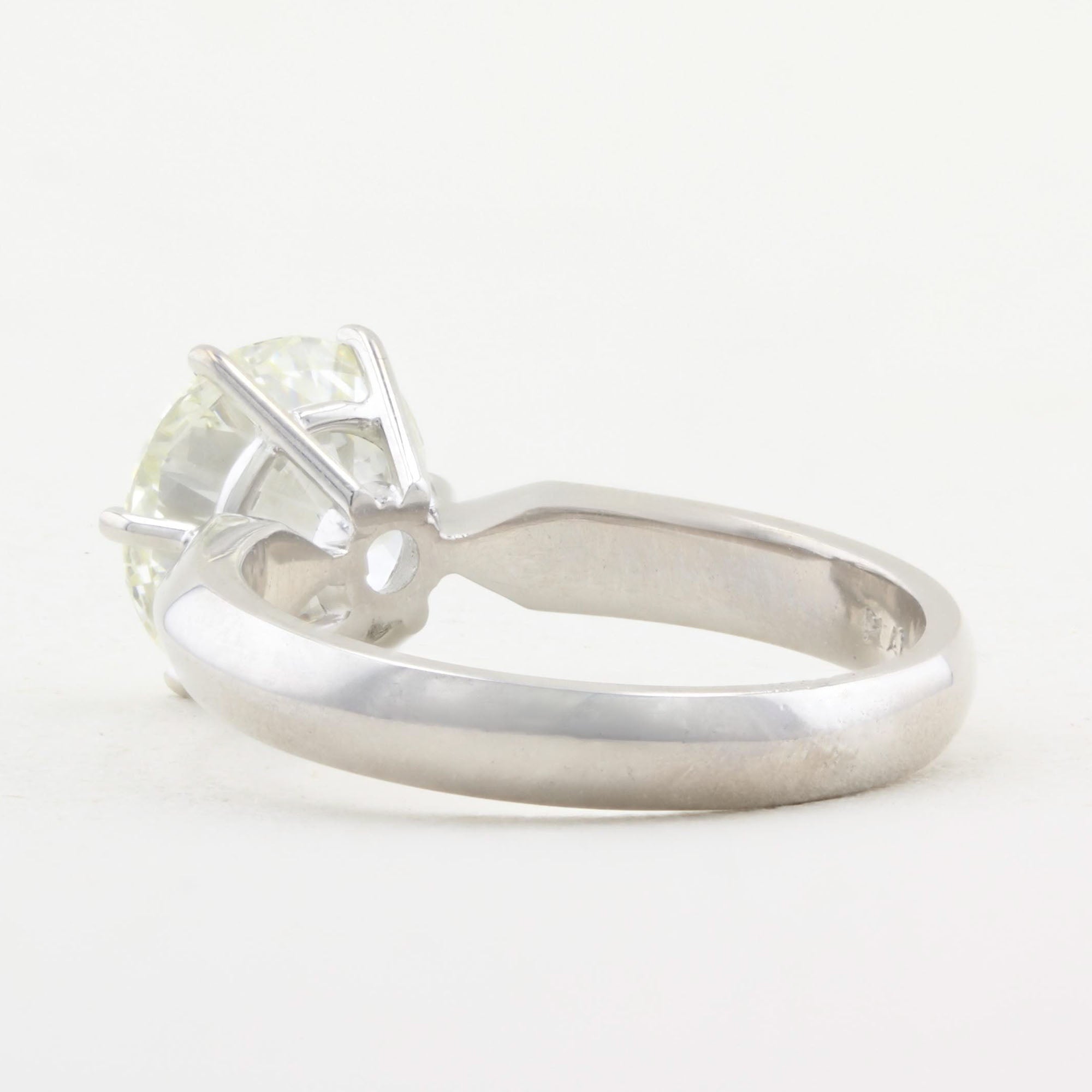 3.30ct Round Diamond Solitaire Ring