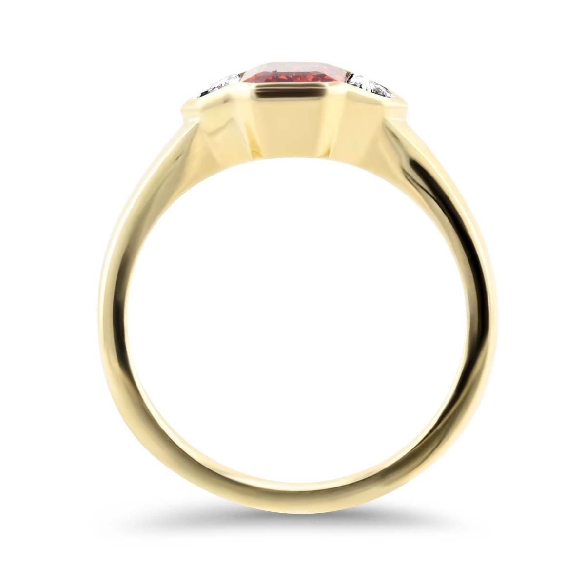Amity Sapphire and Diamond Ring