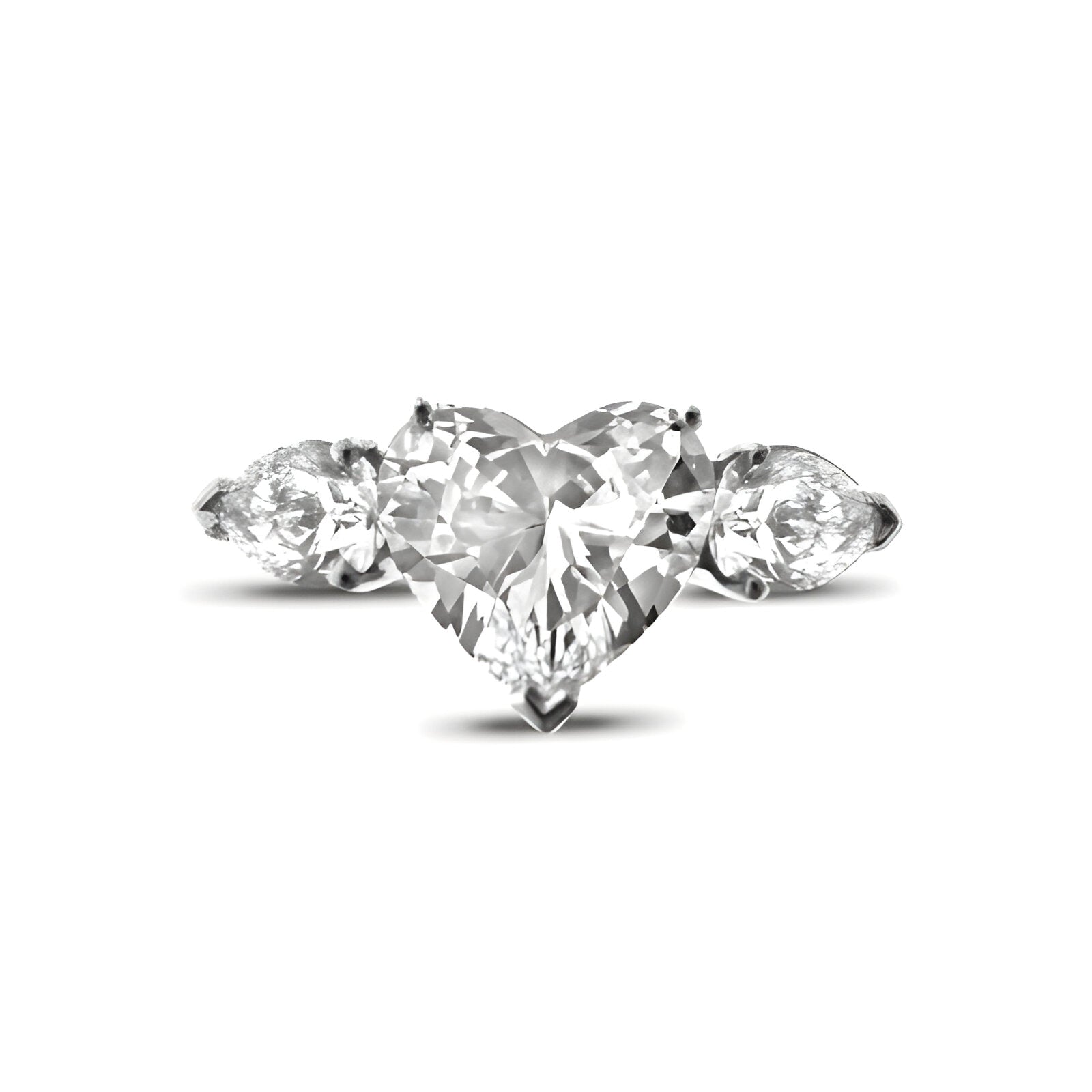 Amity Heart Shape Diamond Ring