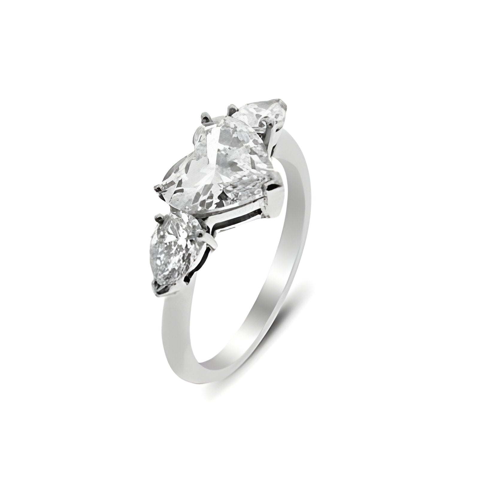 Amity Heart Shape Diamond Ring