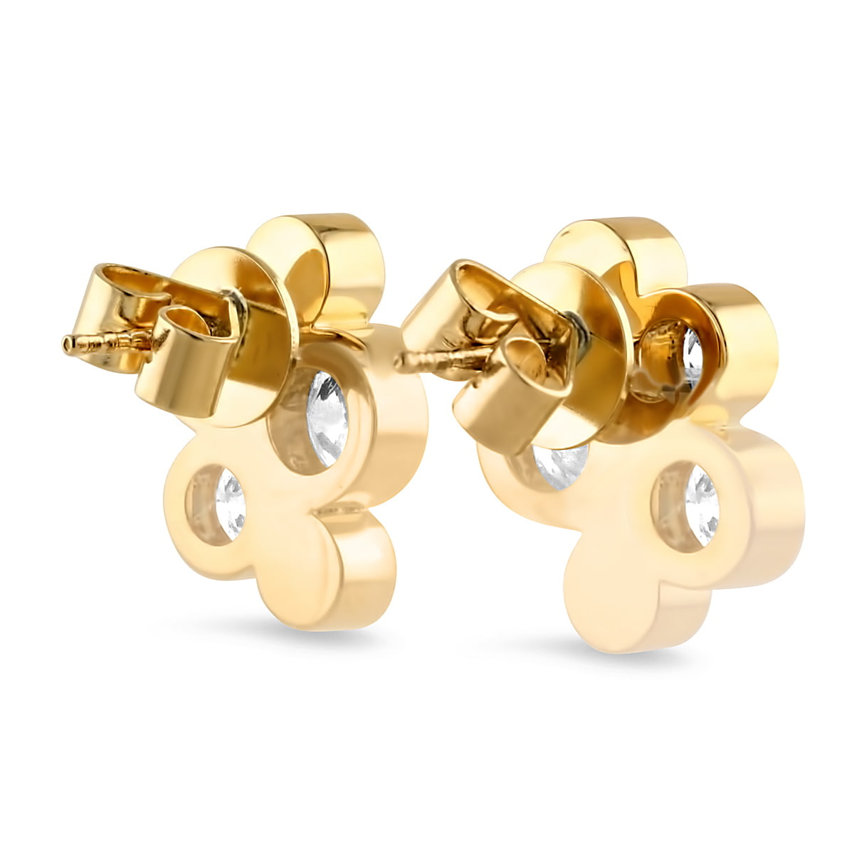 Asymmetric Diamond Earrings