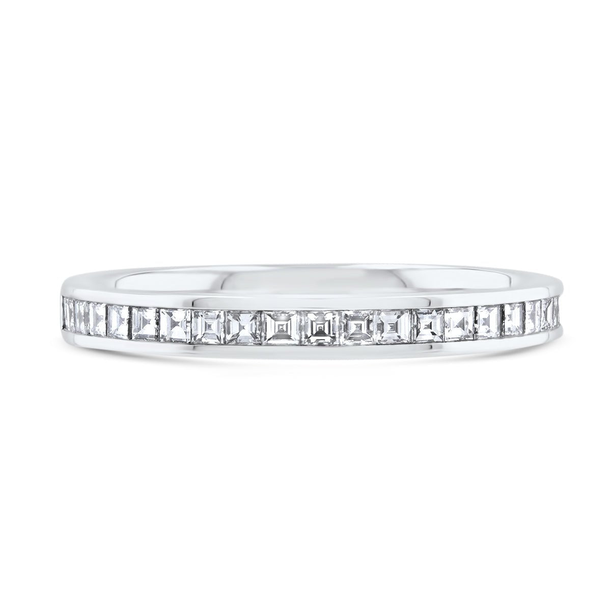 Carre Cut Diamond Eternity Ring