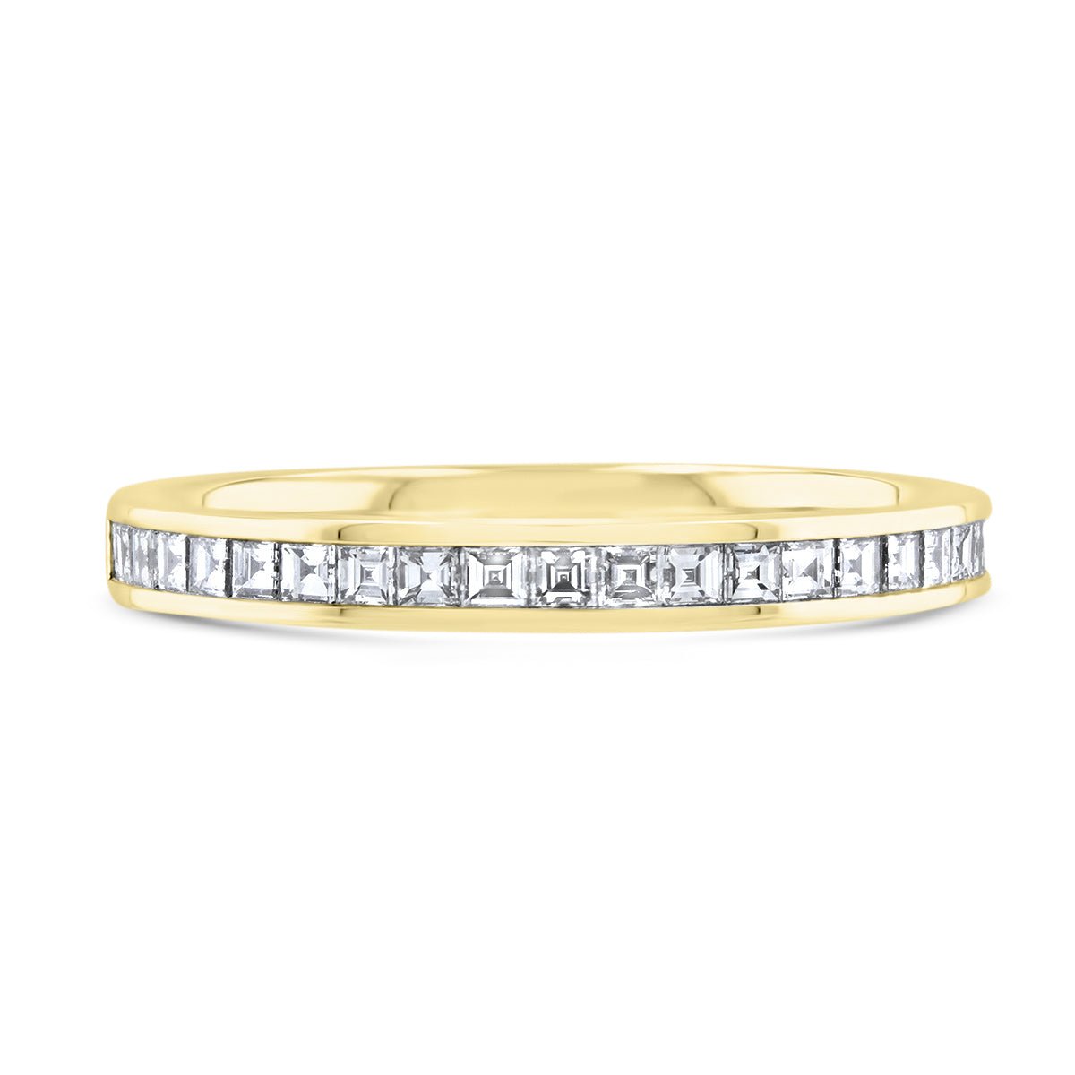 Carre Cut Diamond Eternity Ring