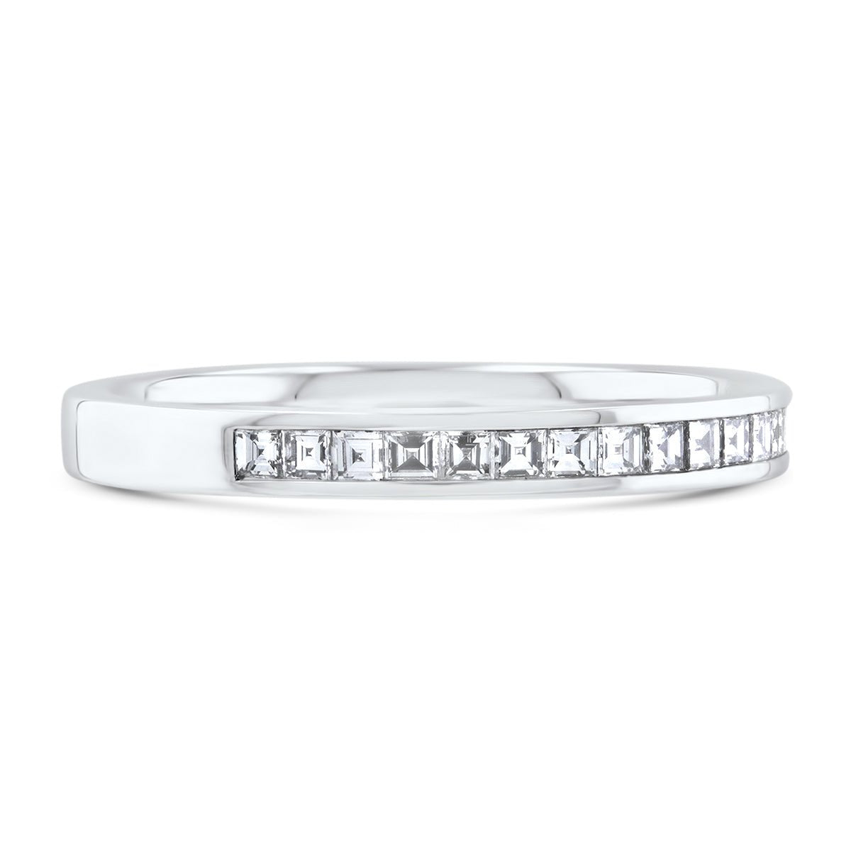 Carre Cut Diamond Eternity Ring