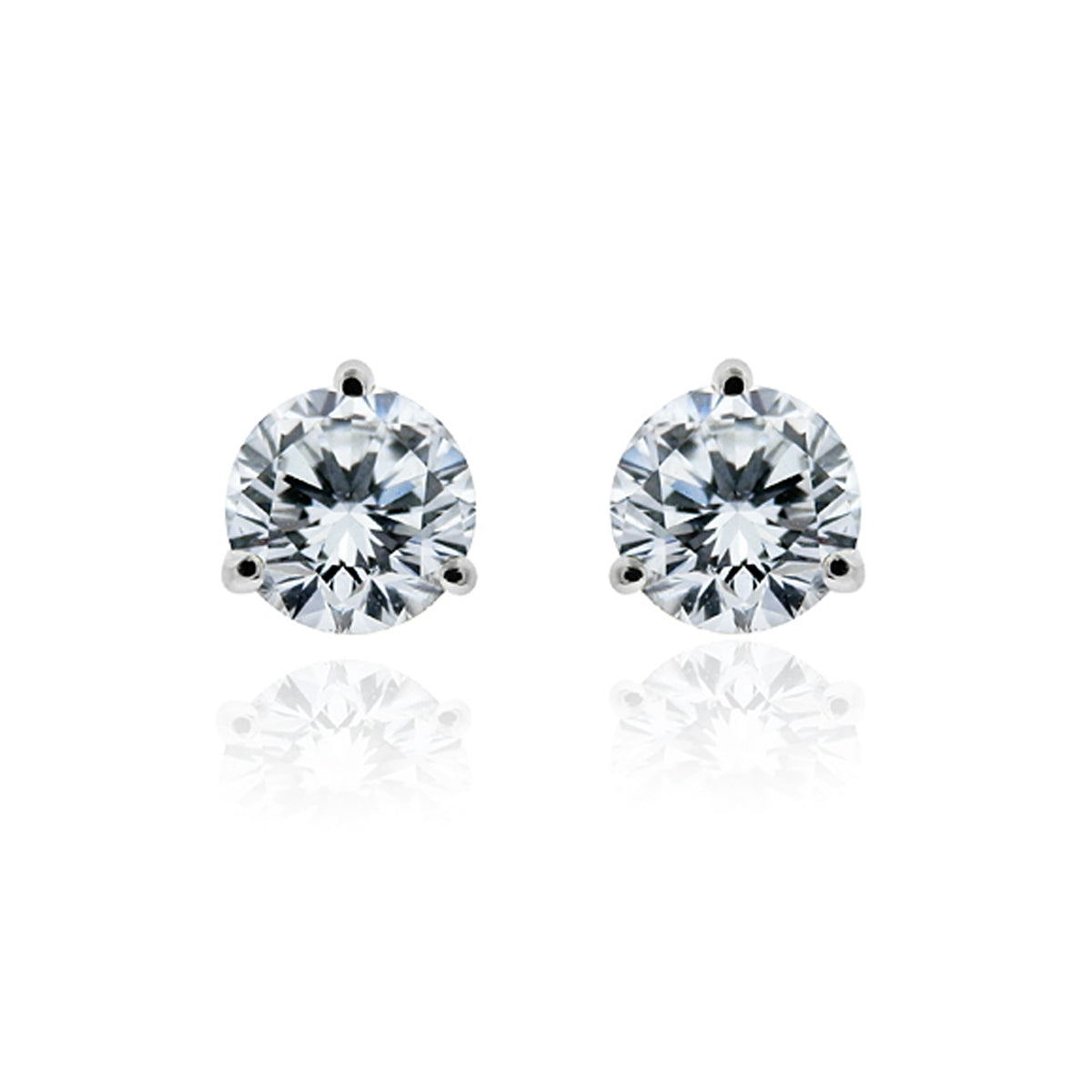 Classic Diamond Stud Earrings