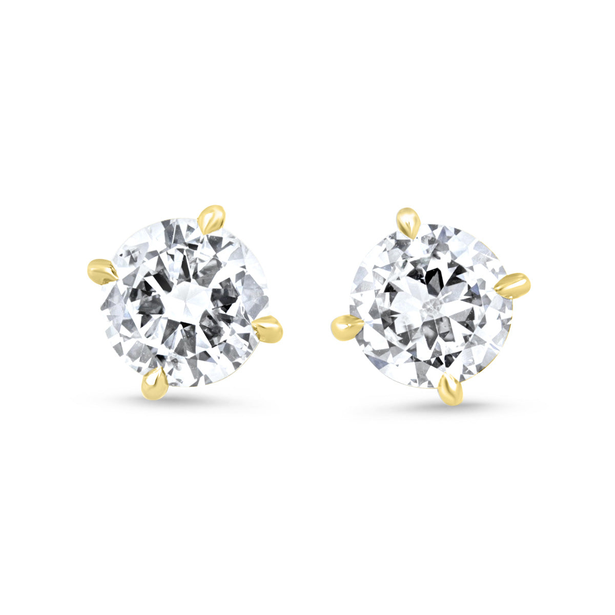 Classic Diamond Stud Earrings