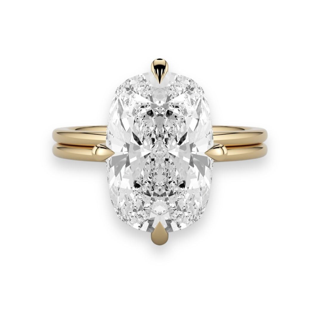 Compass Set Solitaire Ring