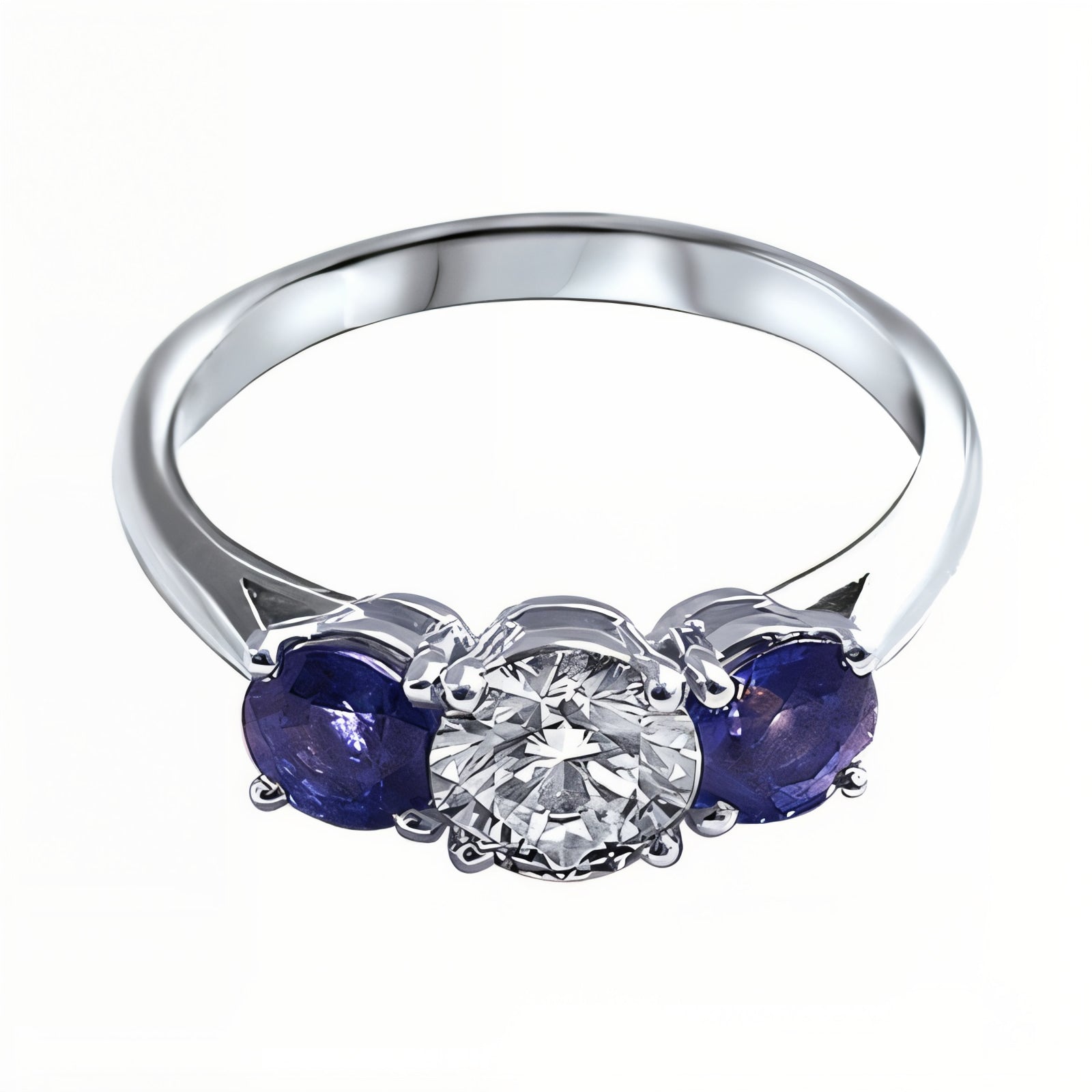 Darling Inverse Sapphire and Diamond Ring
