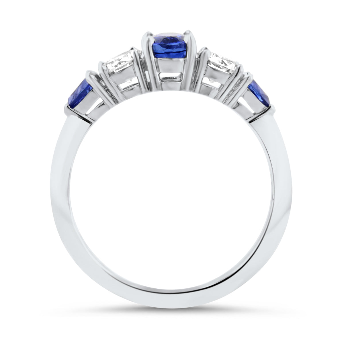 Darling Sapphire and Diamond Five Stone Ring