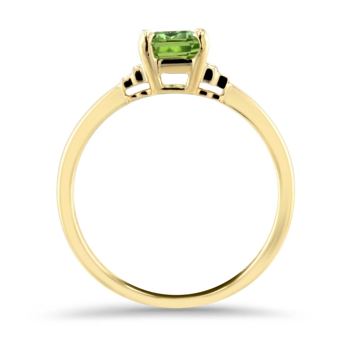 Darling Tourmaline and Diamond Five Stone Ring