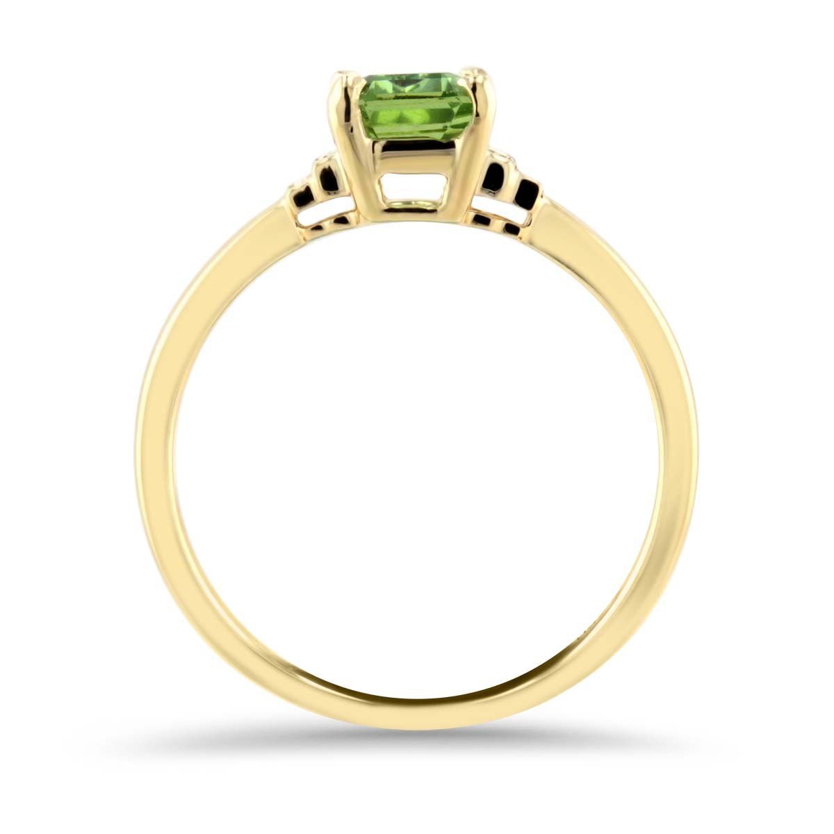 Darling Tourmaline and Diamond Five Stone Ring