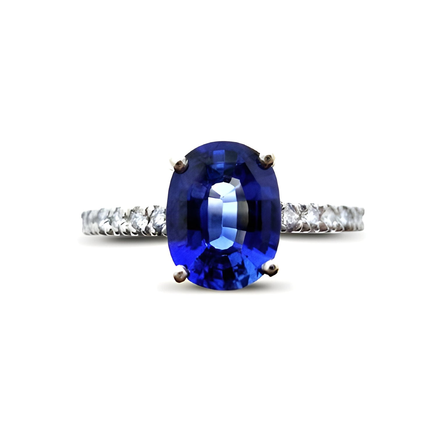 Darling Oval Sapphire Solitaire Ring