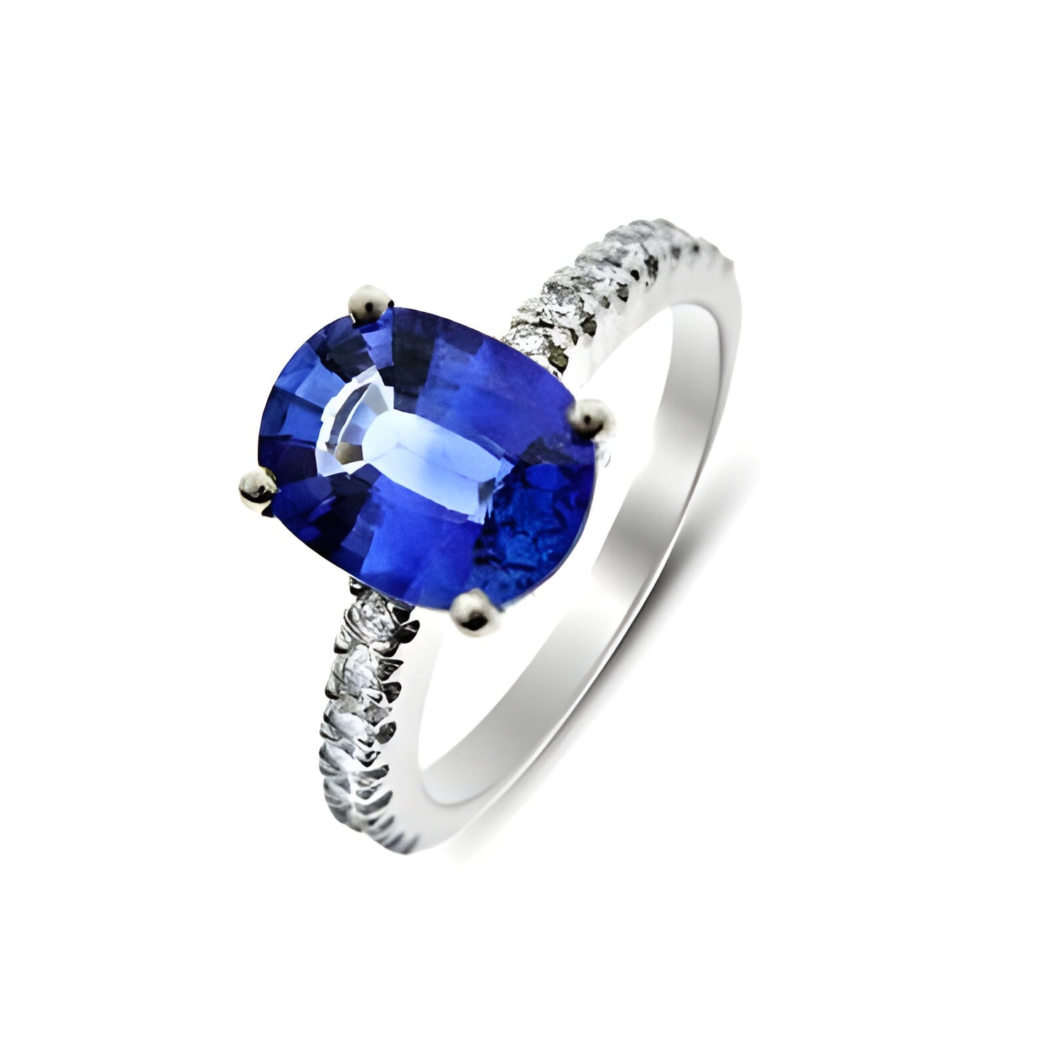 Darling Oval Sapphire Solitaire Ring