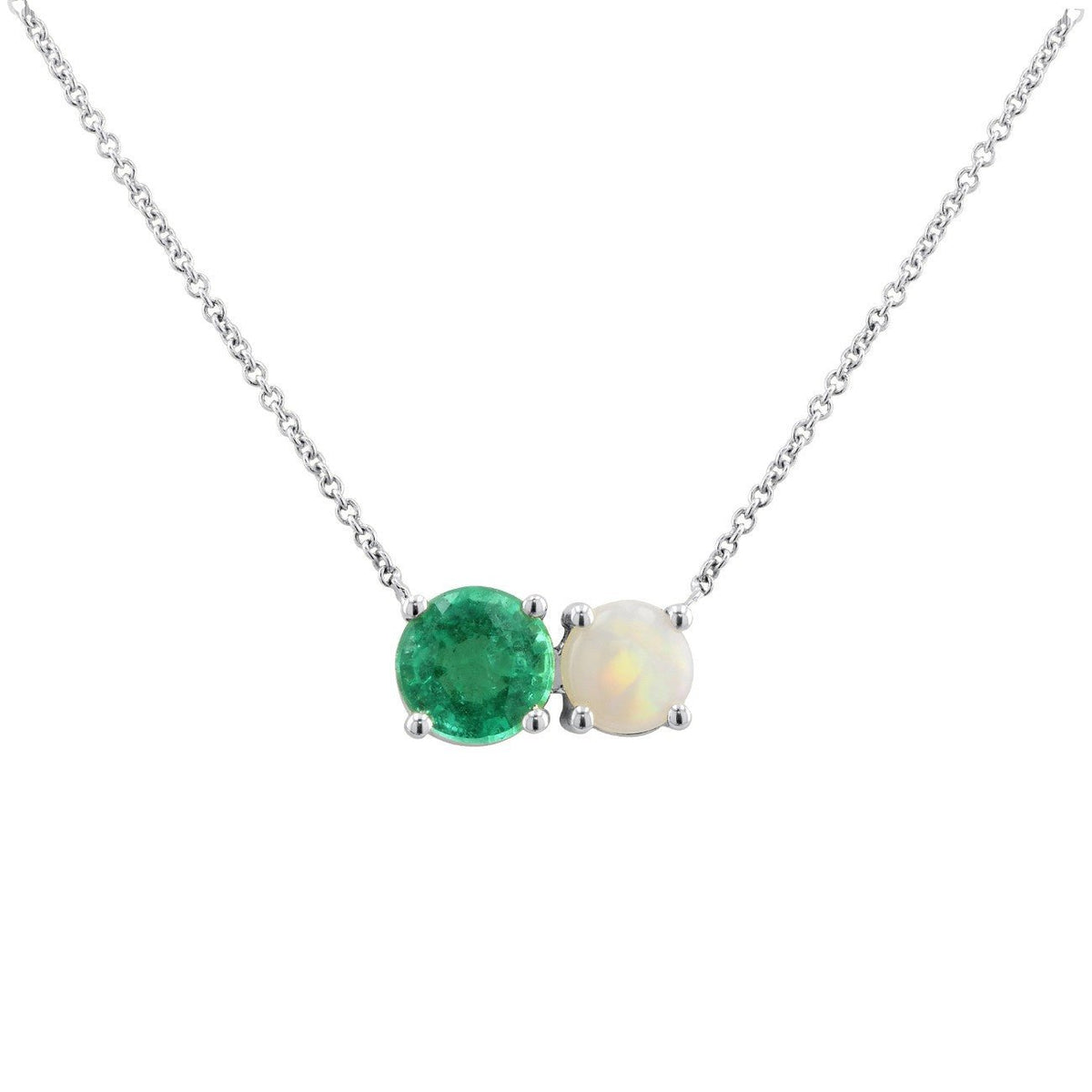 Darling Two Stone Necklace