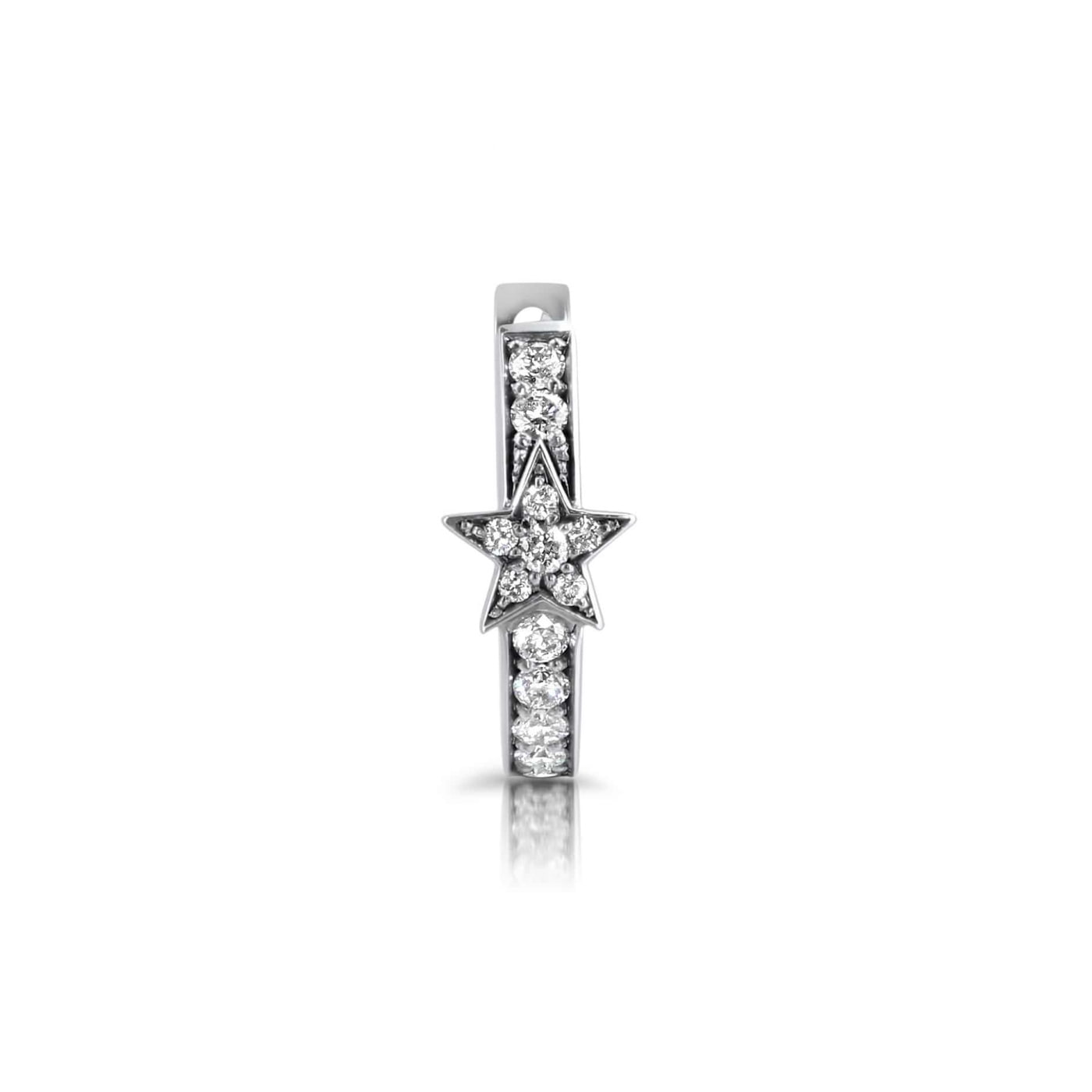 Diamond Huggie Single Earring