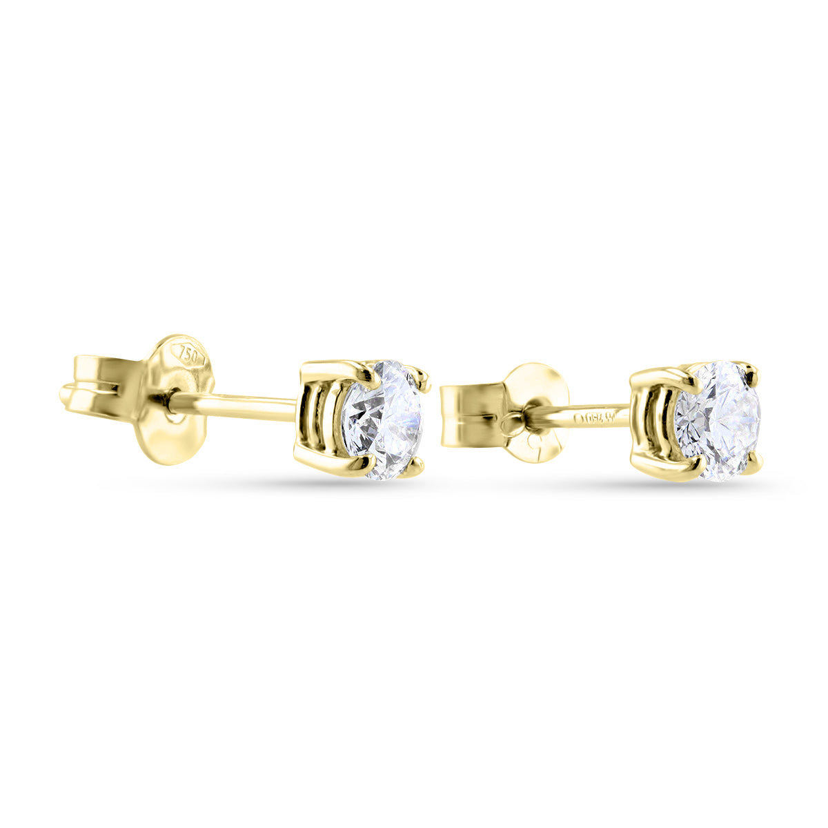Large Diamond Stud Earrings