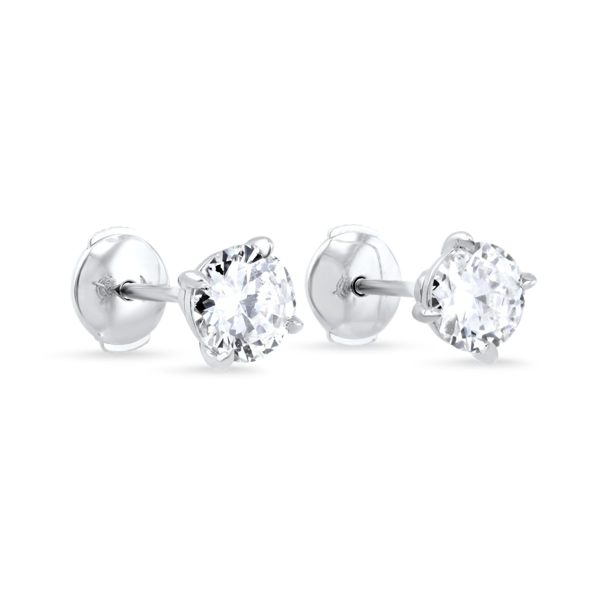 Mini Diamond Stud Earrings