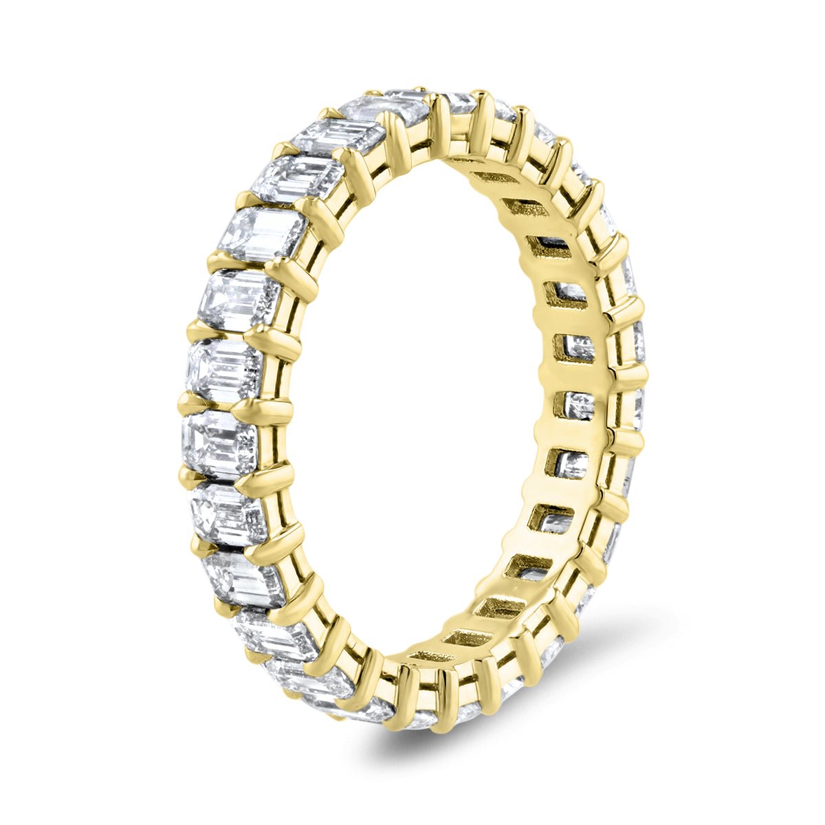Emerald Cut Diamond Eternity Ring