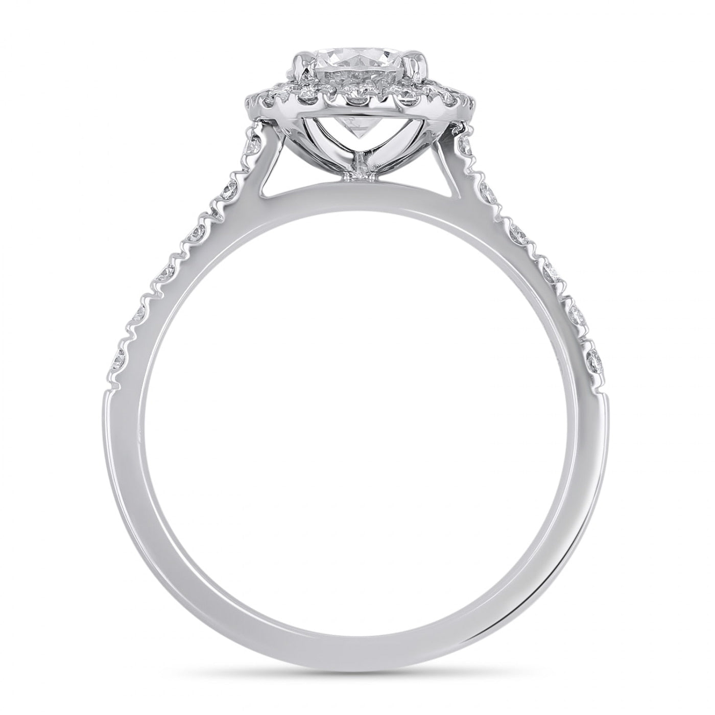 Eternelle Diamond Halo Engagement Ring