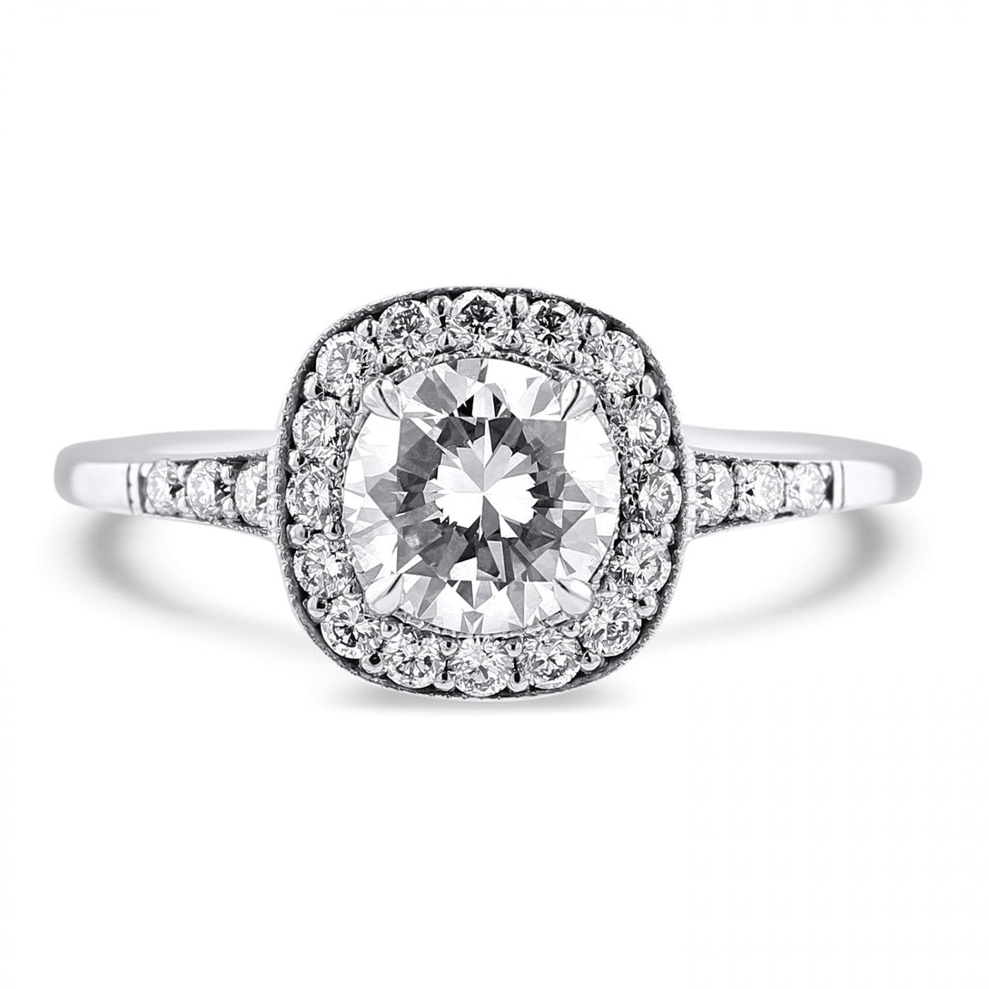 Eternelle Diamond Halo Engagement Ring