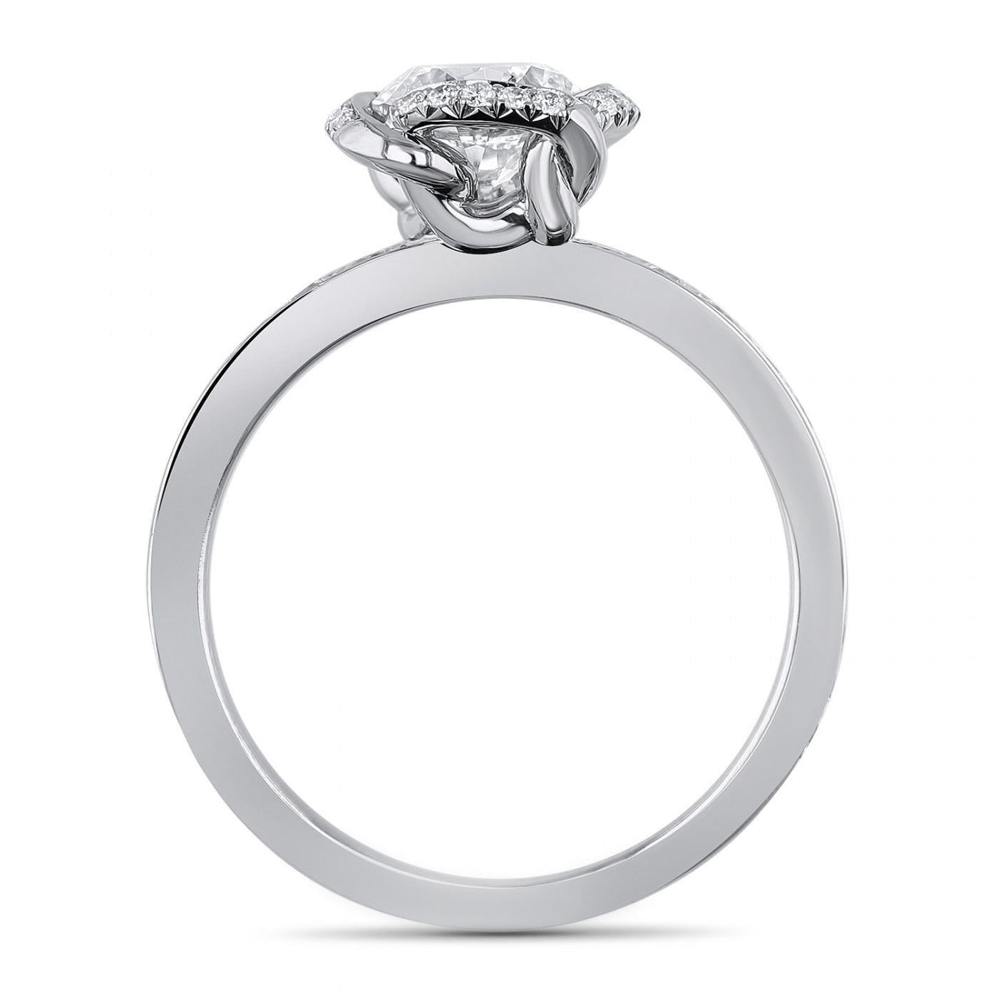 Amity Love Knot Diamond Engagement Ring