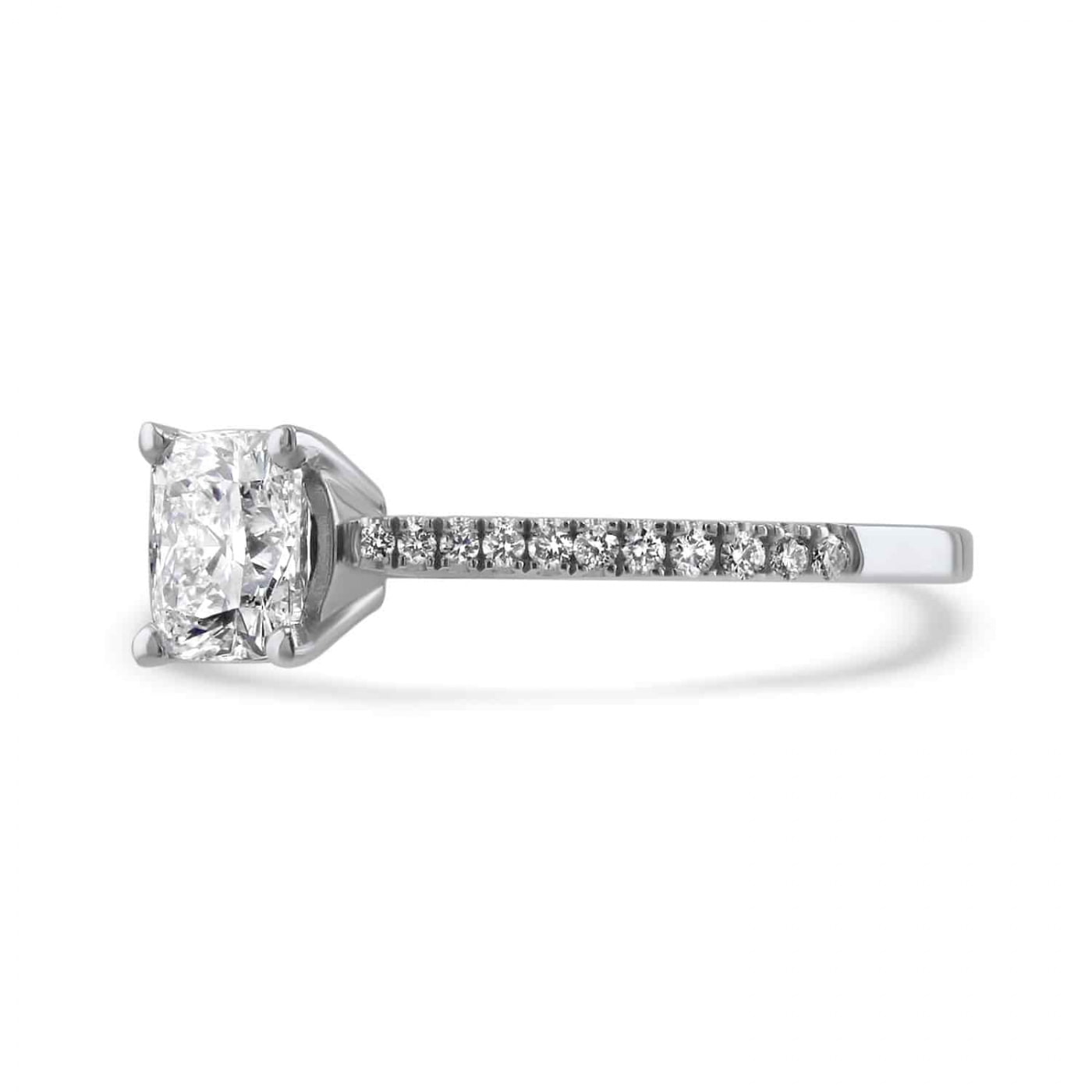Everglow Cushion Cut Diamond Engagement Ring