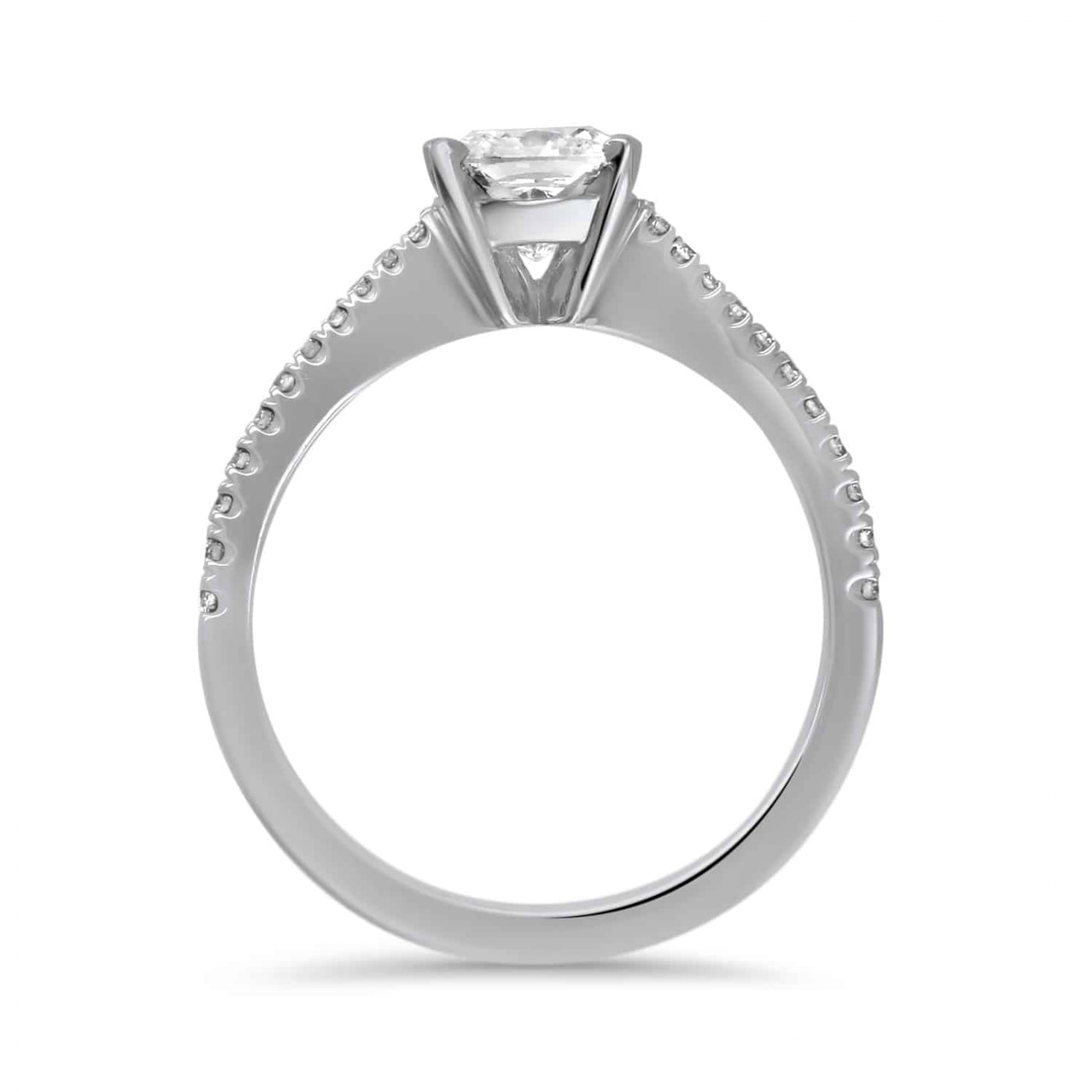 Everglow Cushion Cut Diamond Engagement Ring