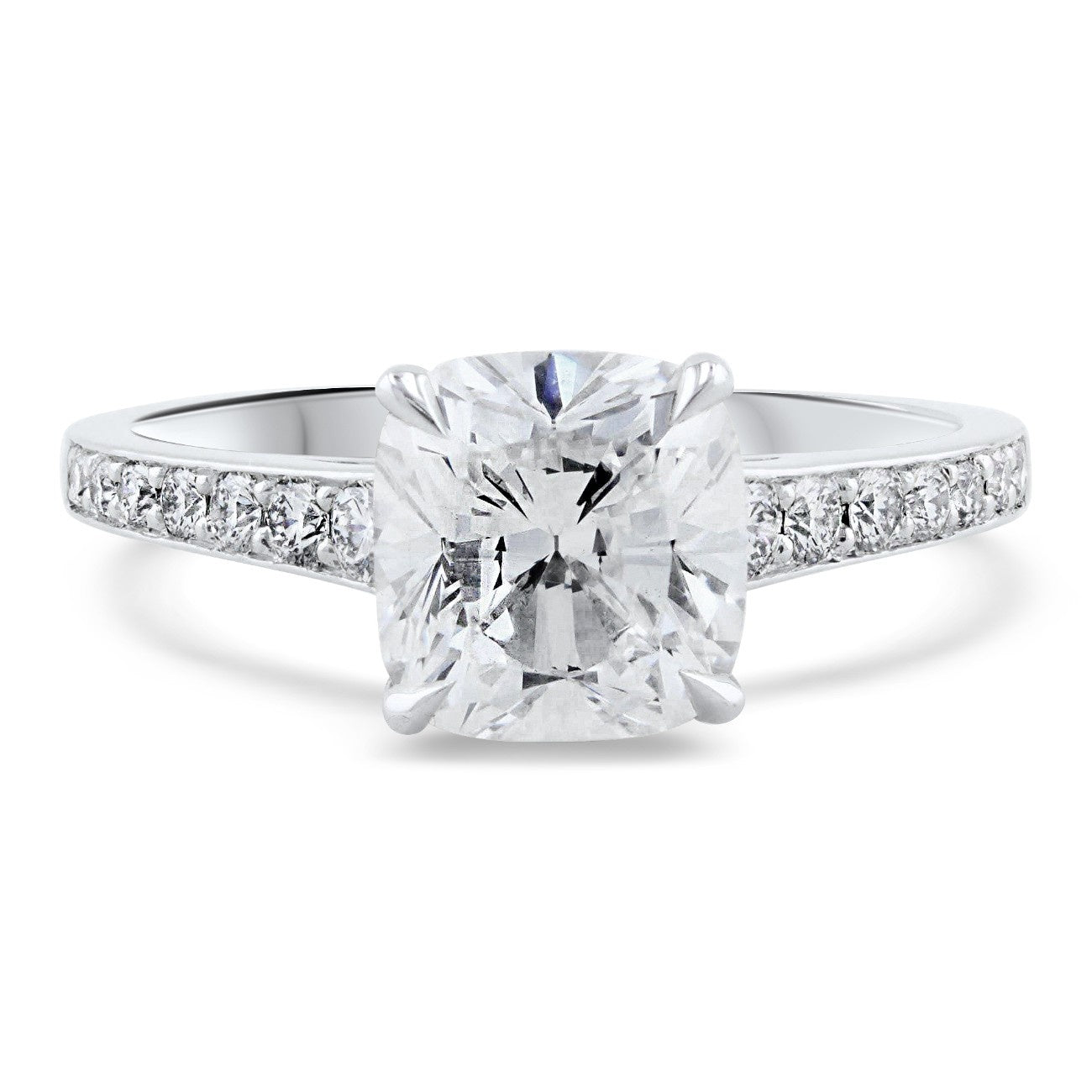Everglow Cushion Cut Diamond Engagement Ring