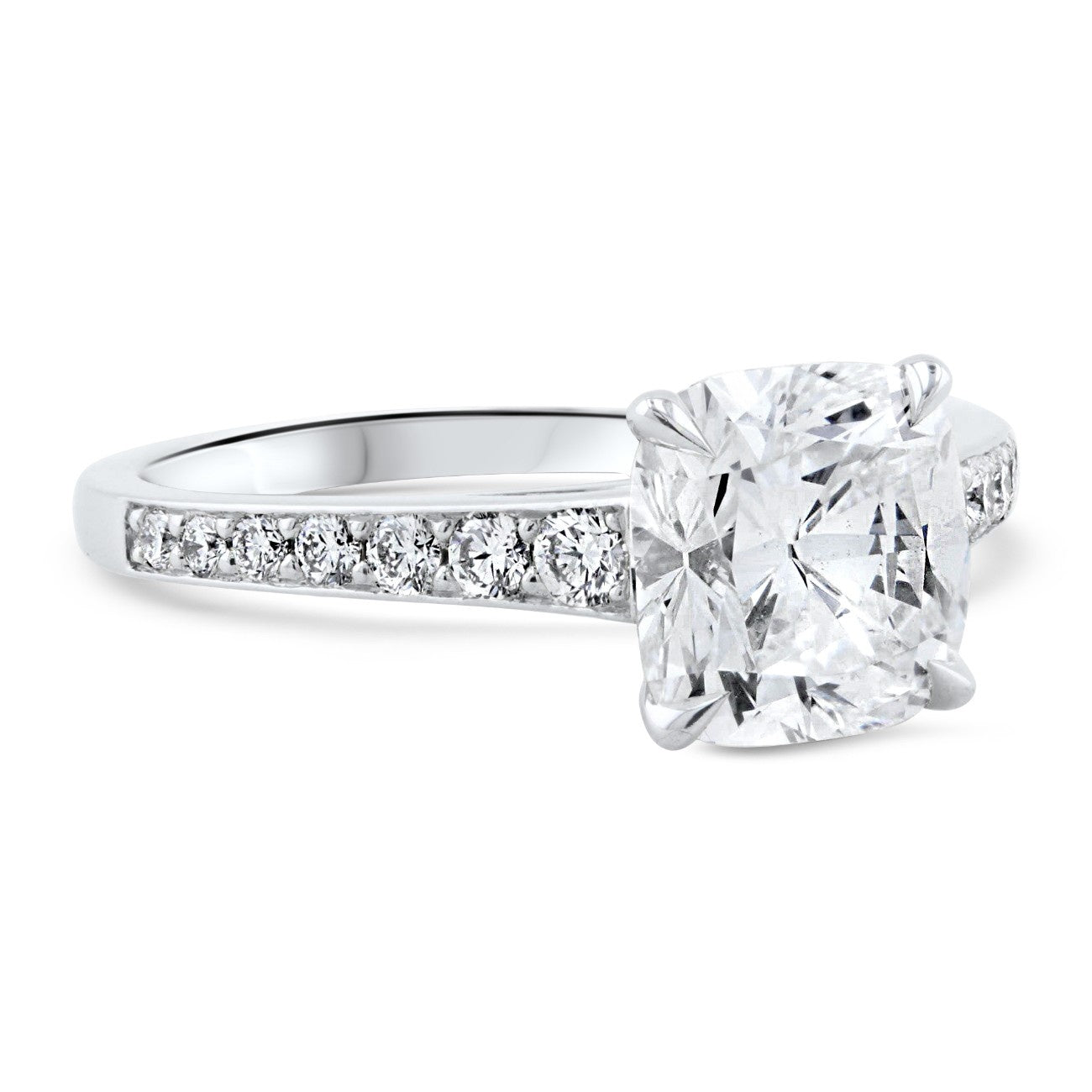 Everglow Cushion Cut Diamond Engagement Ring