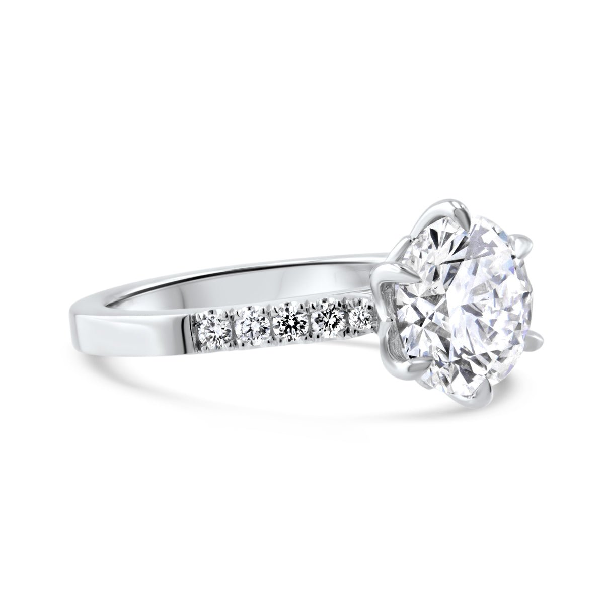 Everglow Diamond Solitaire Engagement Ring