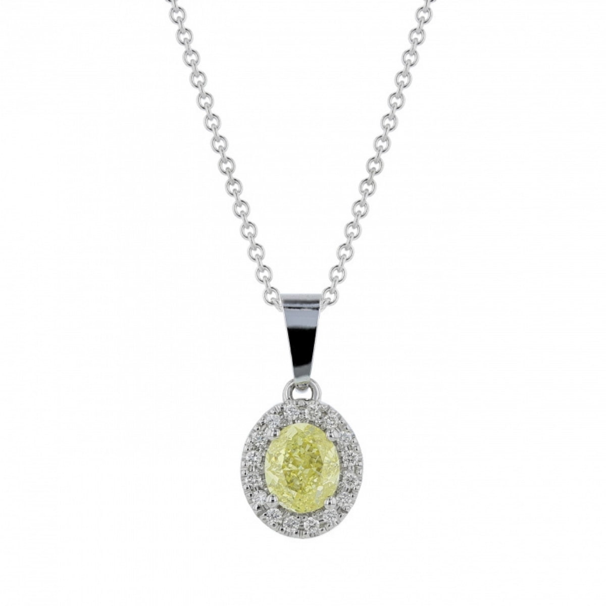 Darling Fancy Yellow Diamond Pendant