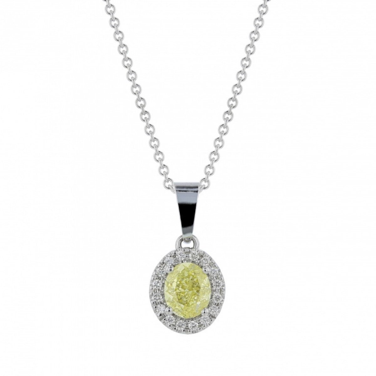 Darling Fancy Yellow Diamond Pendant