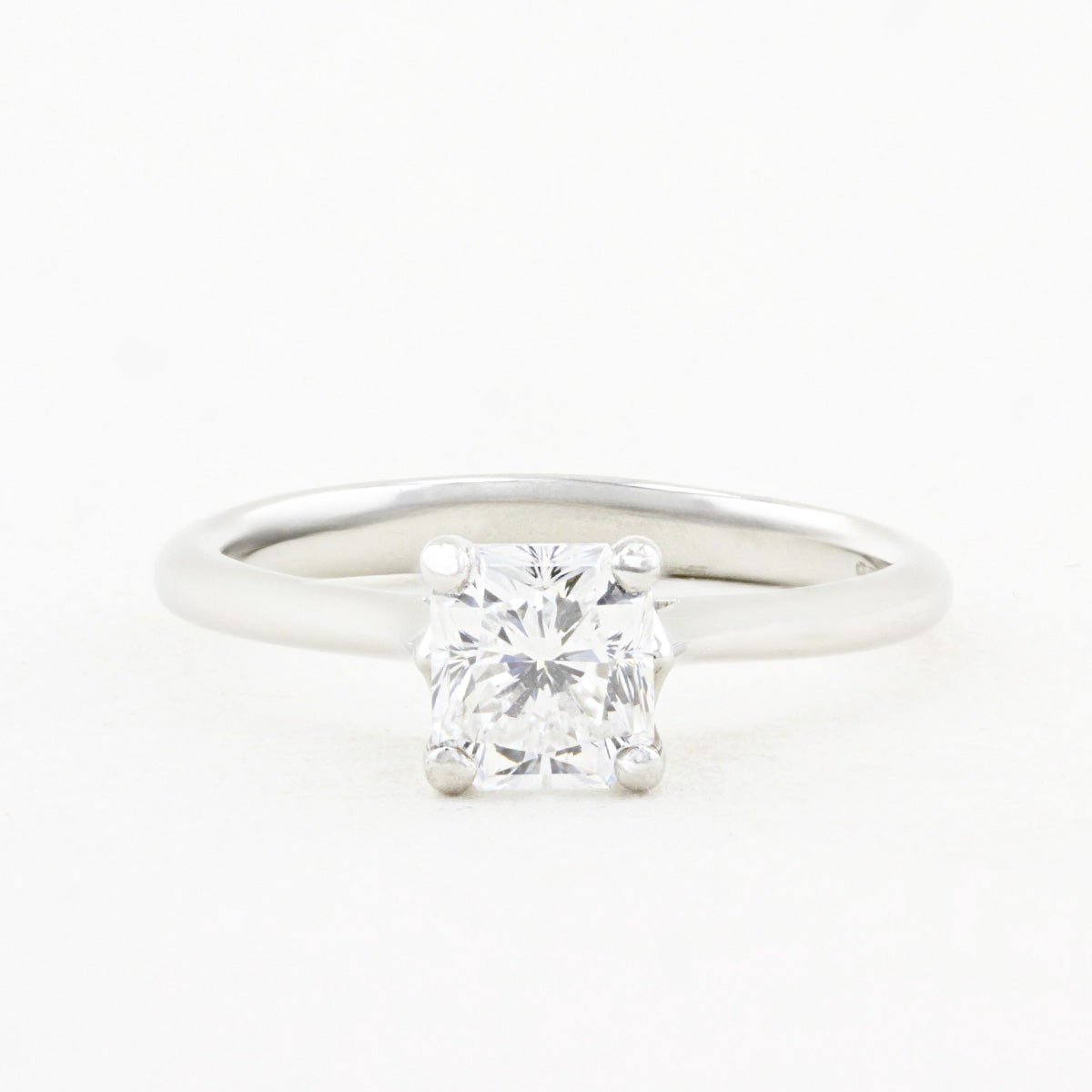 1.01ct Radiant Cut Diamond Solitaire Ring