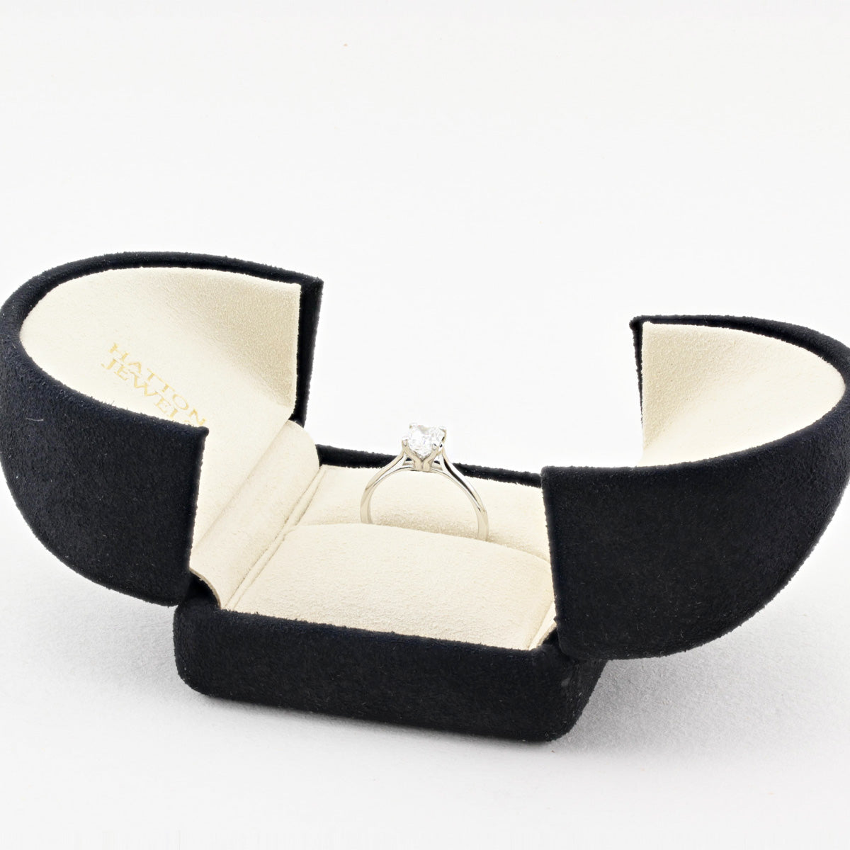 1.01ct Radiant Cut Diamond Solitaire Ring
