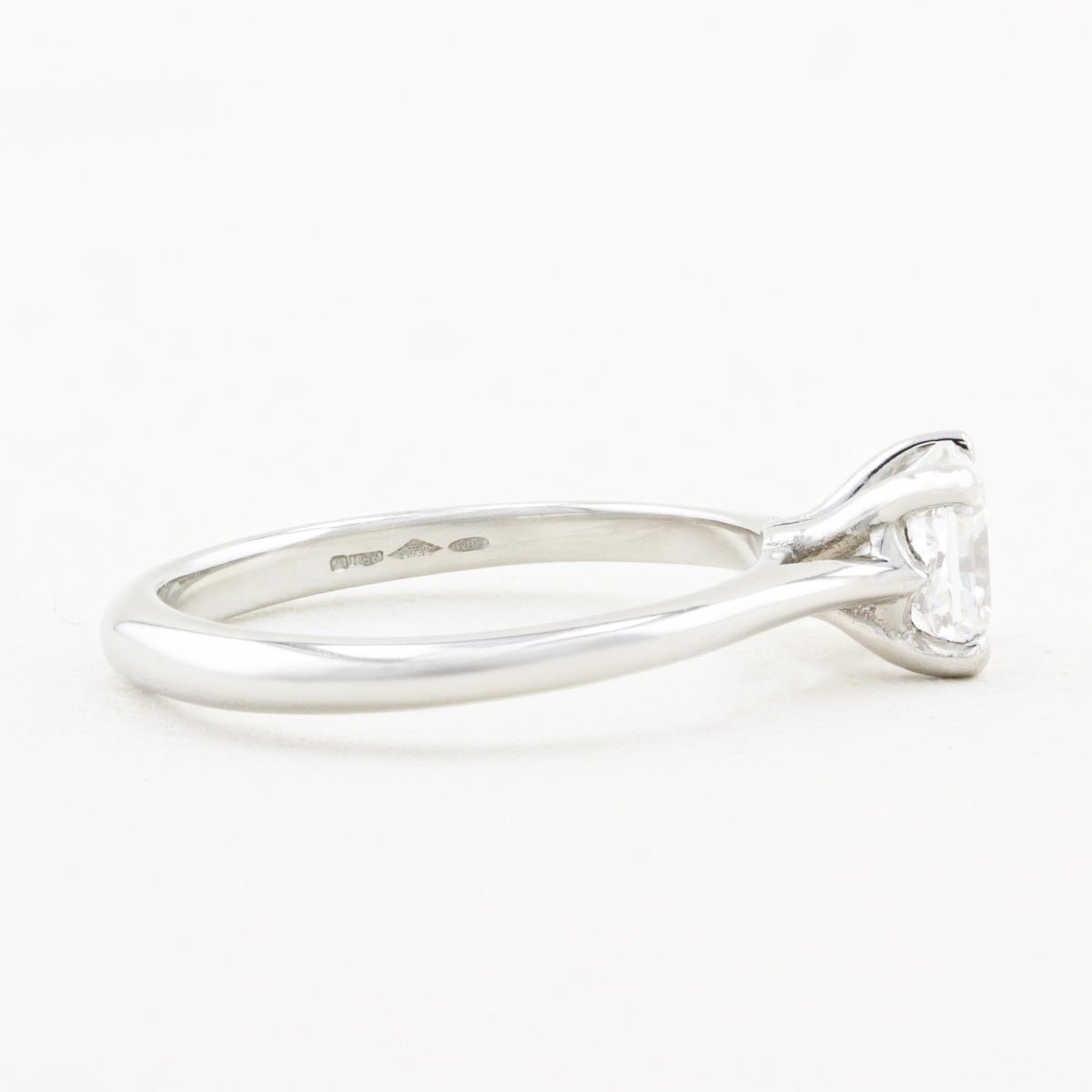 1.01ct Radiant Cut Diamond Solitaire Ring