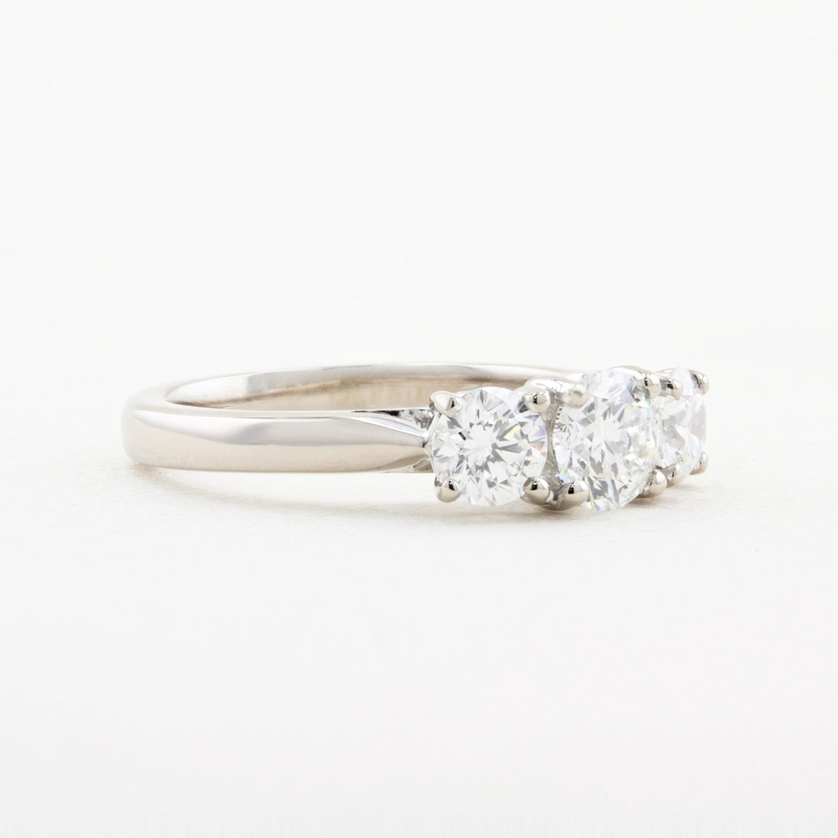 1.00ct Diamond Three Stone Ring