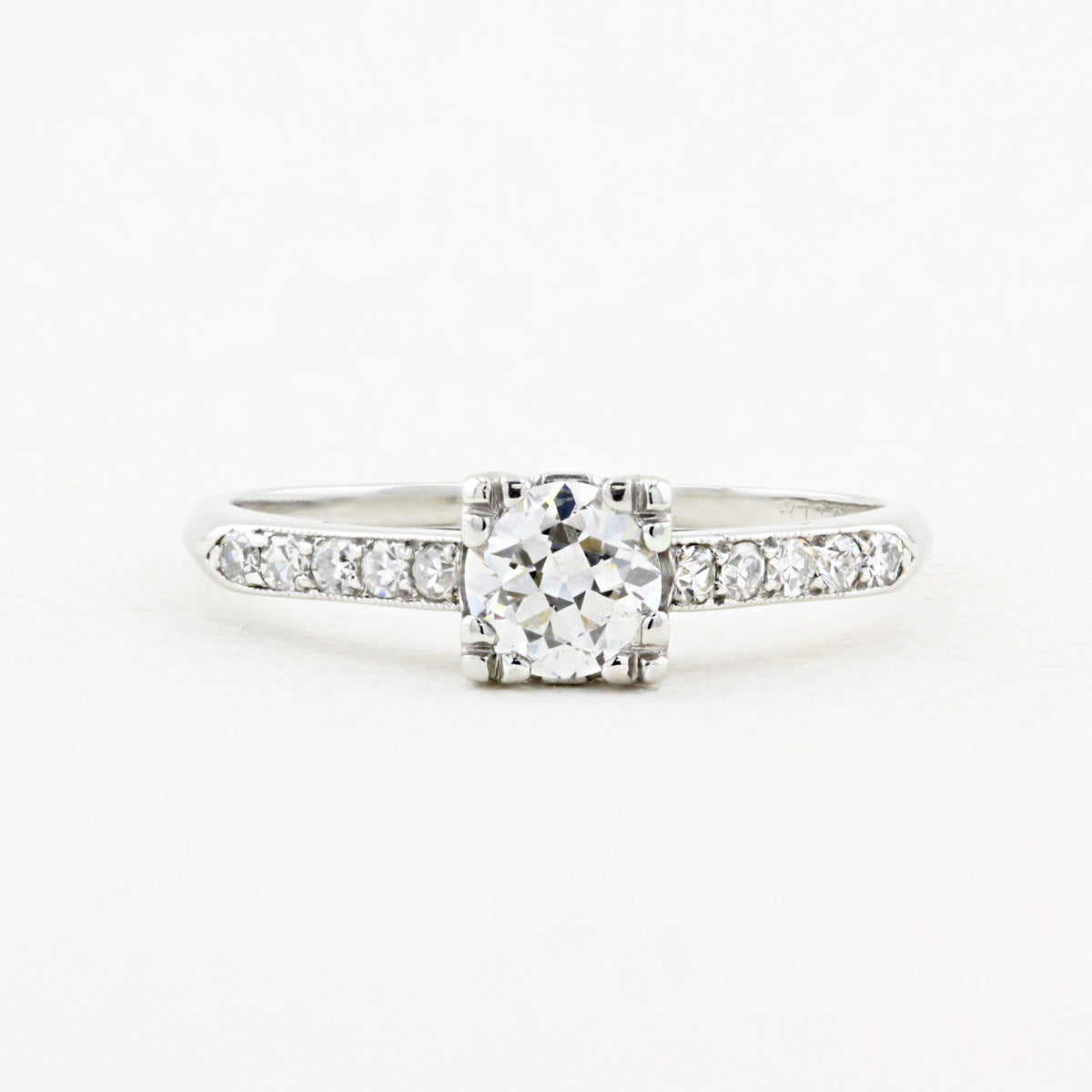 Vintage 0.45ct Old Cut Diamond Solitaire Ring