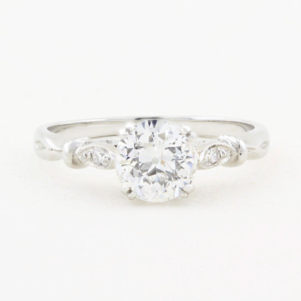 0.75ct Old Cut Diamond Engagement Ring