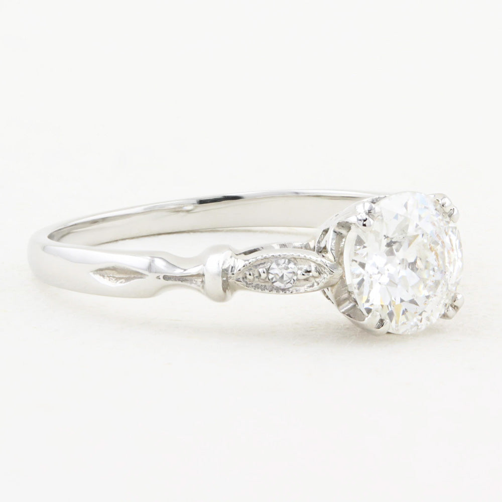 0.75ct Old Cut Diamond Engagement Ring