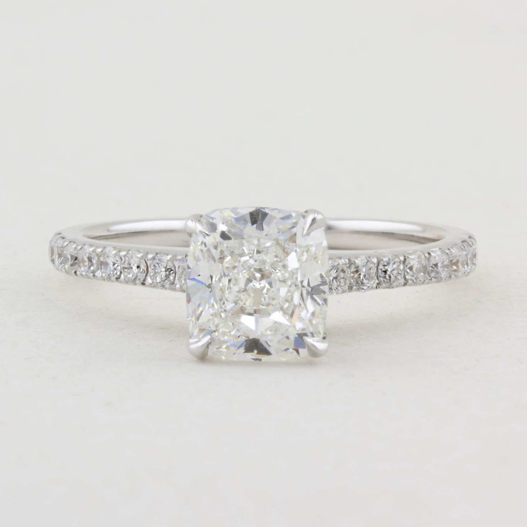 1.82ct Cushion Cut Diamond Ring