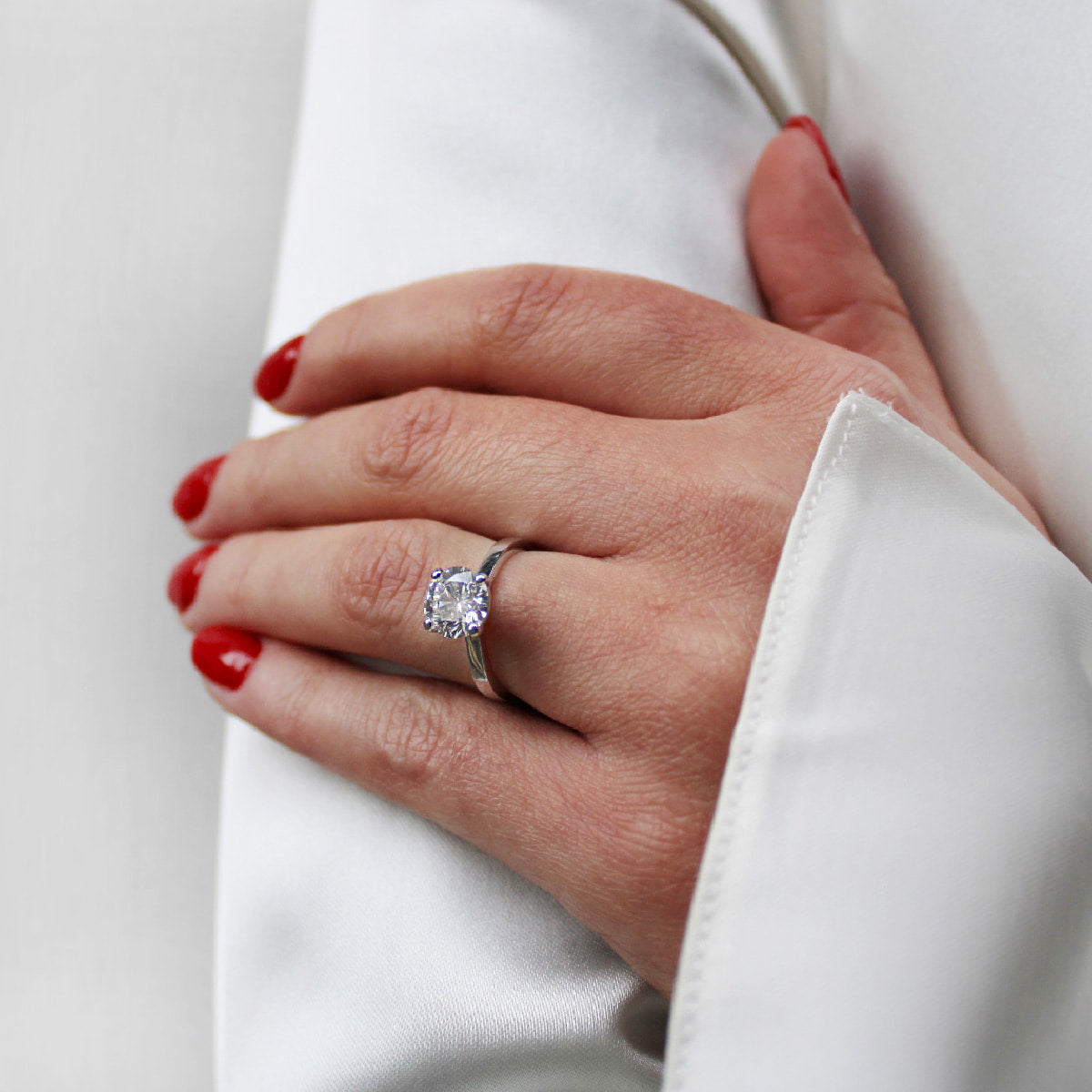 1.61ct Diamond Solitaire Engagement Ring