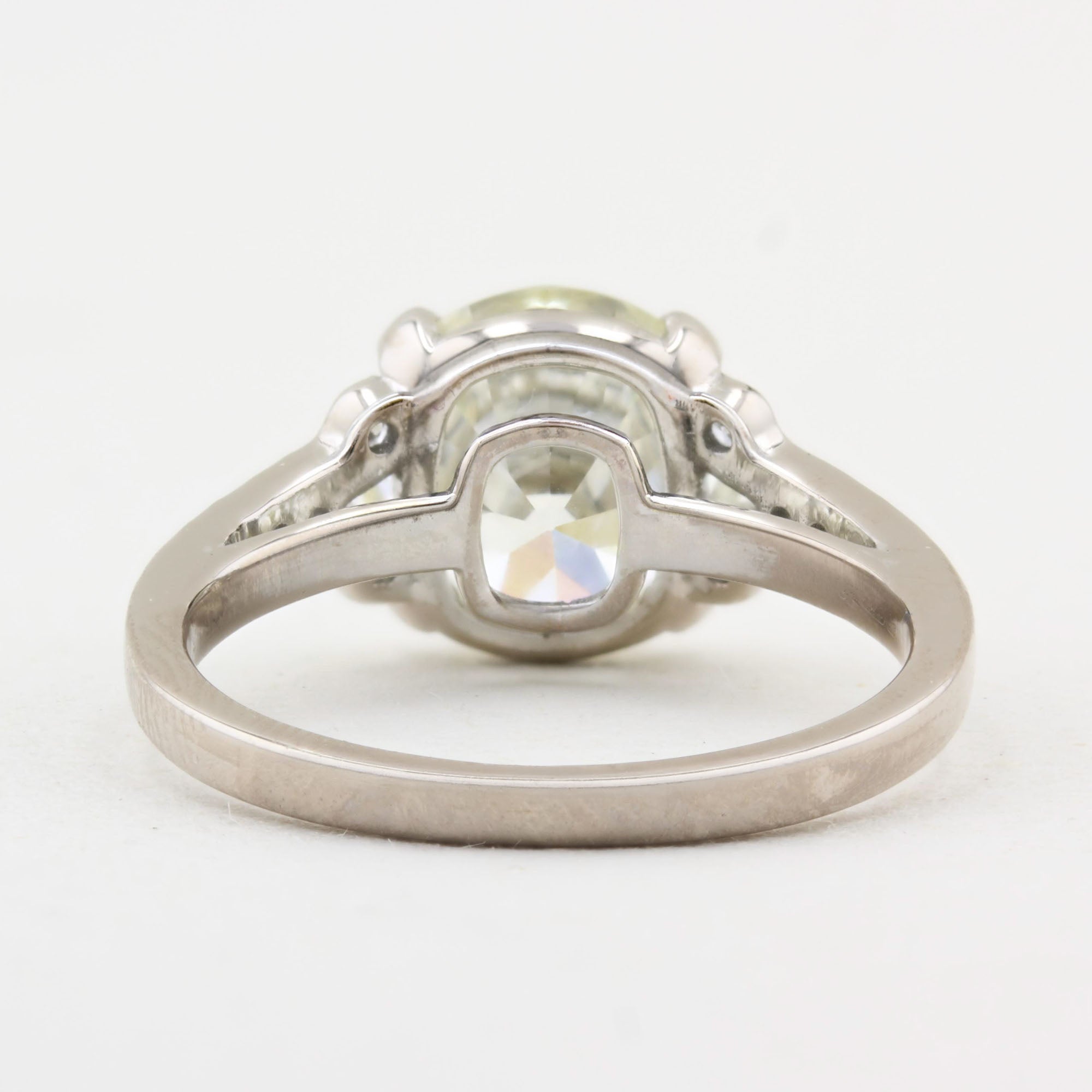 3.47ct Old Cut Diamond Ring