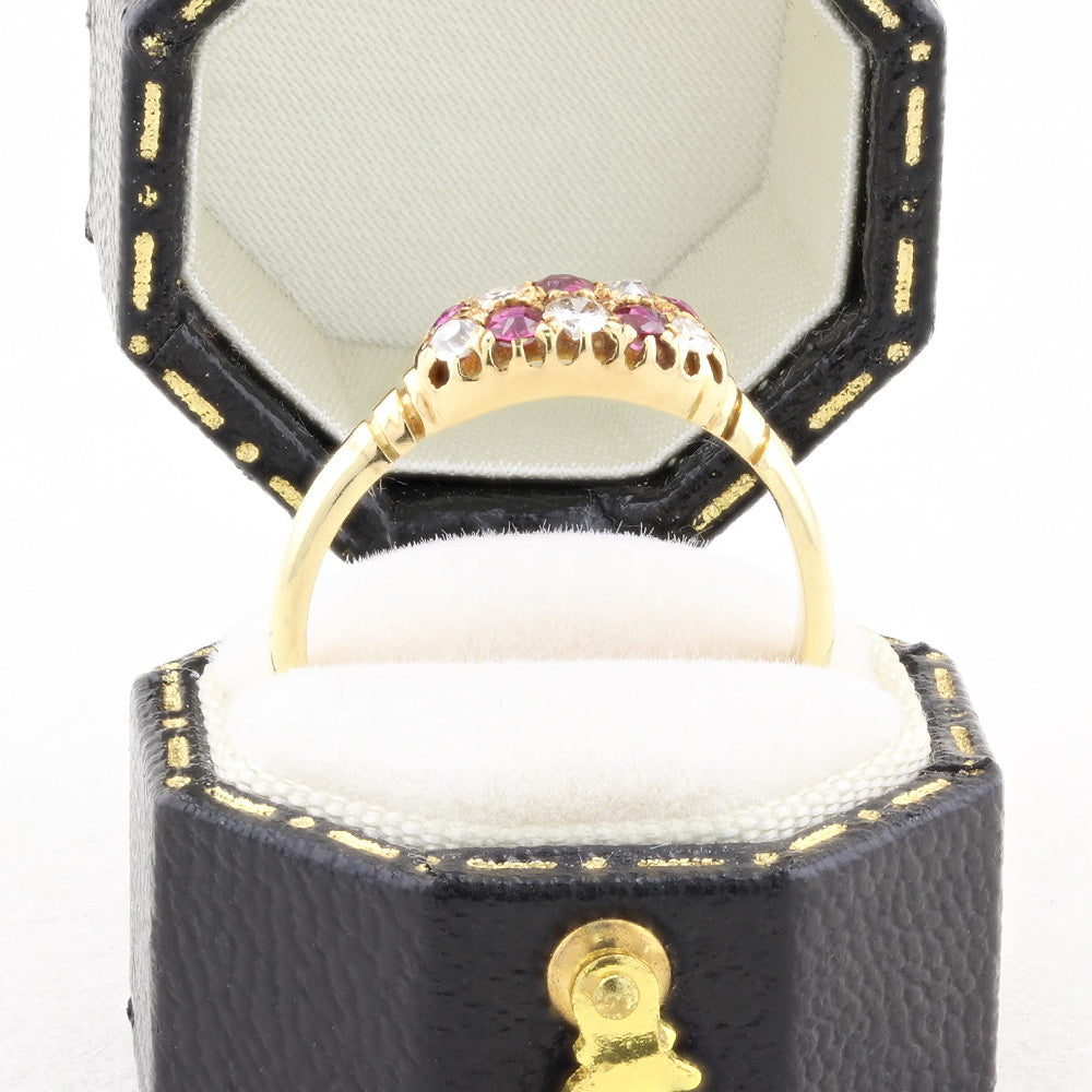 Victorian Ruby & Diamond Dress Ring