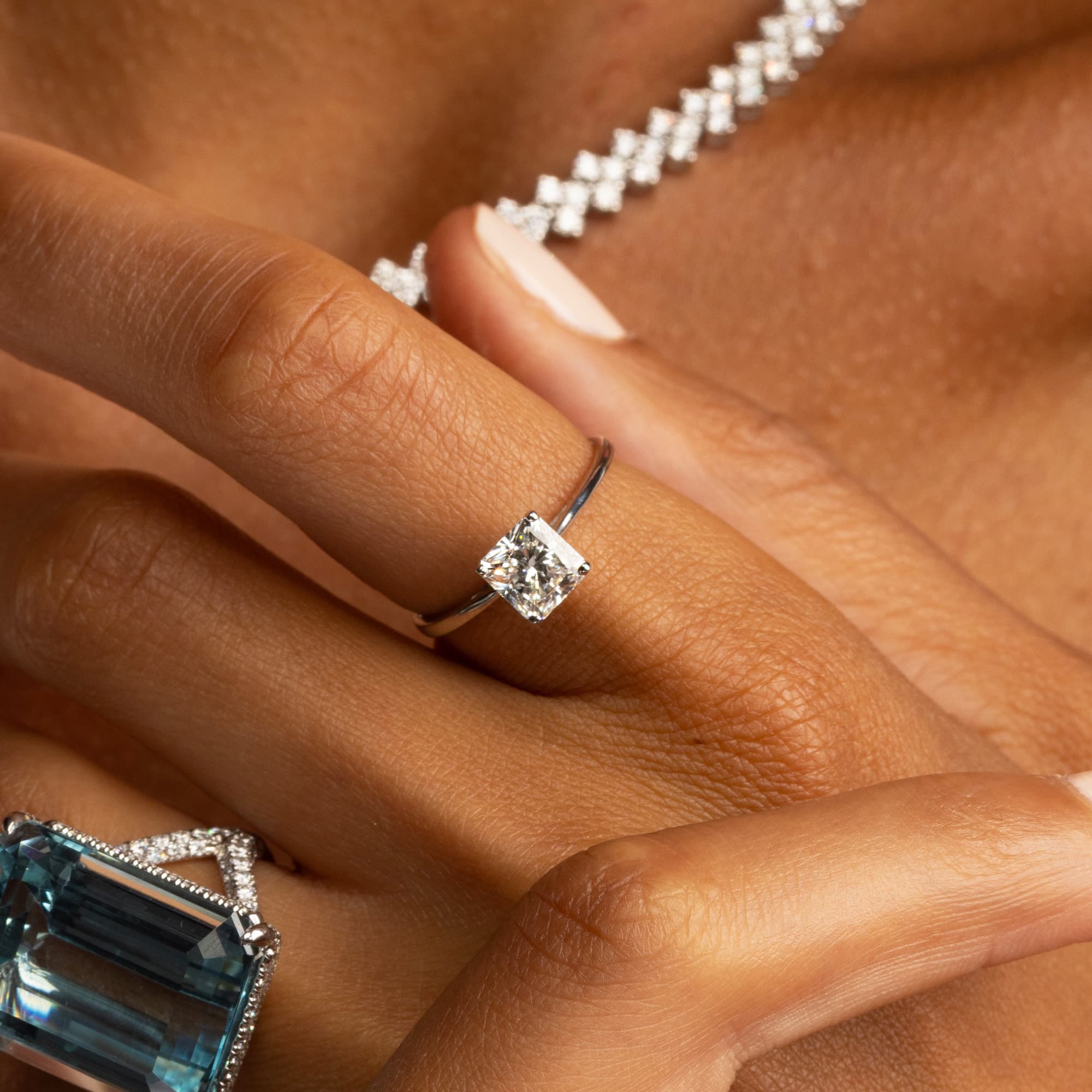 1.50ct Radiant Cut Solitaire Ring