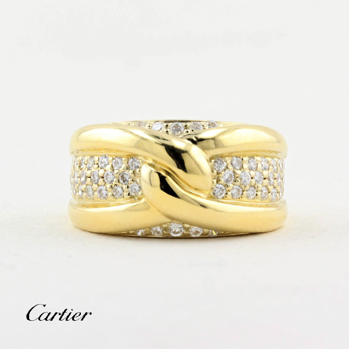 Vintage Cartier Diamond Knot Ring