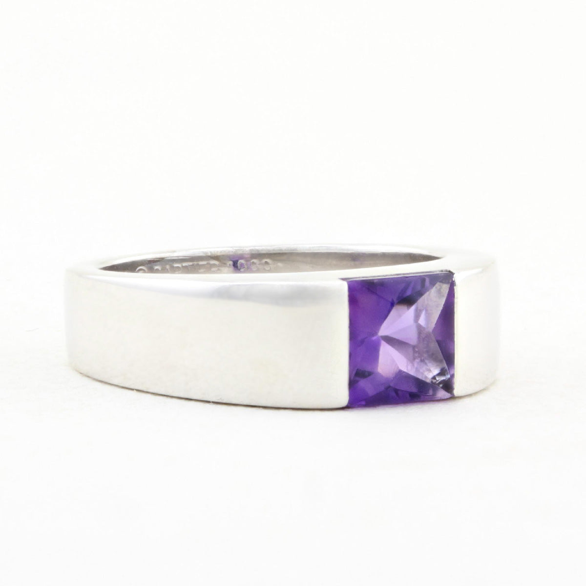 Vintage Cartier Amethyst Tank Ring
