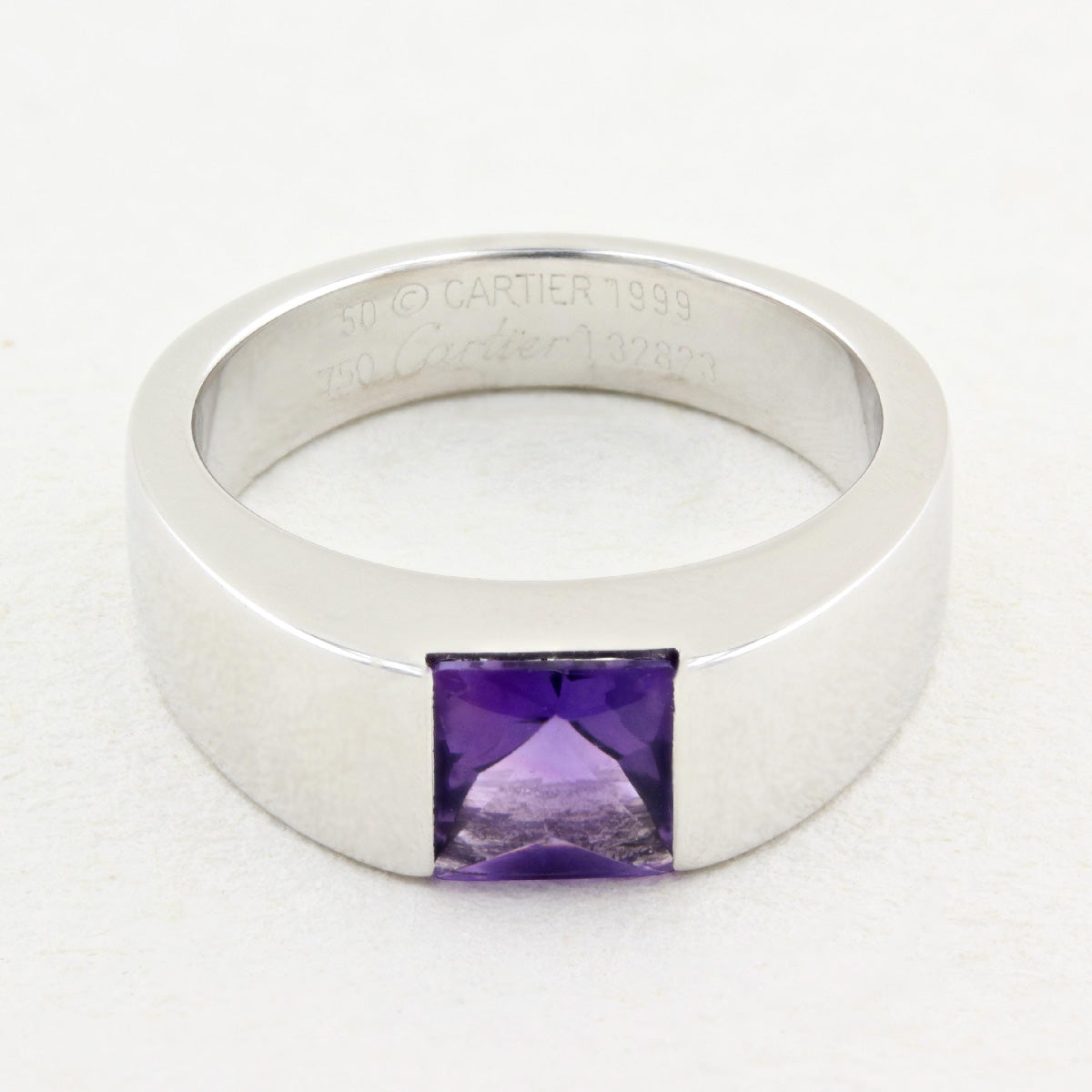 Vintage Cartier Amethyst Tank Ring