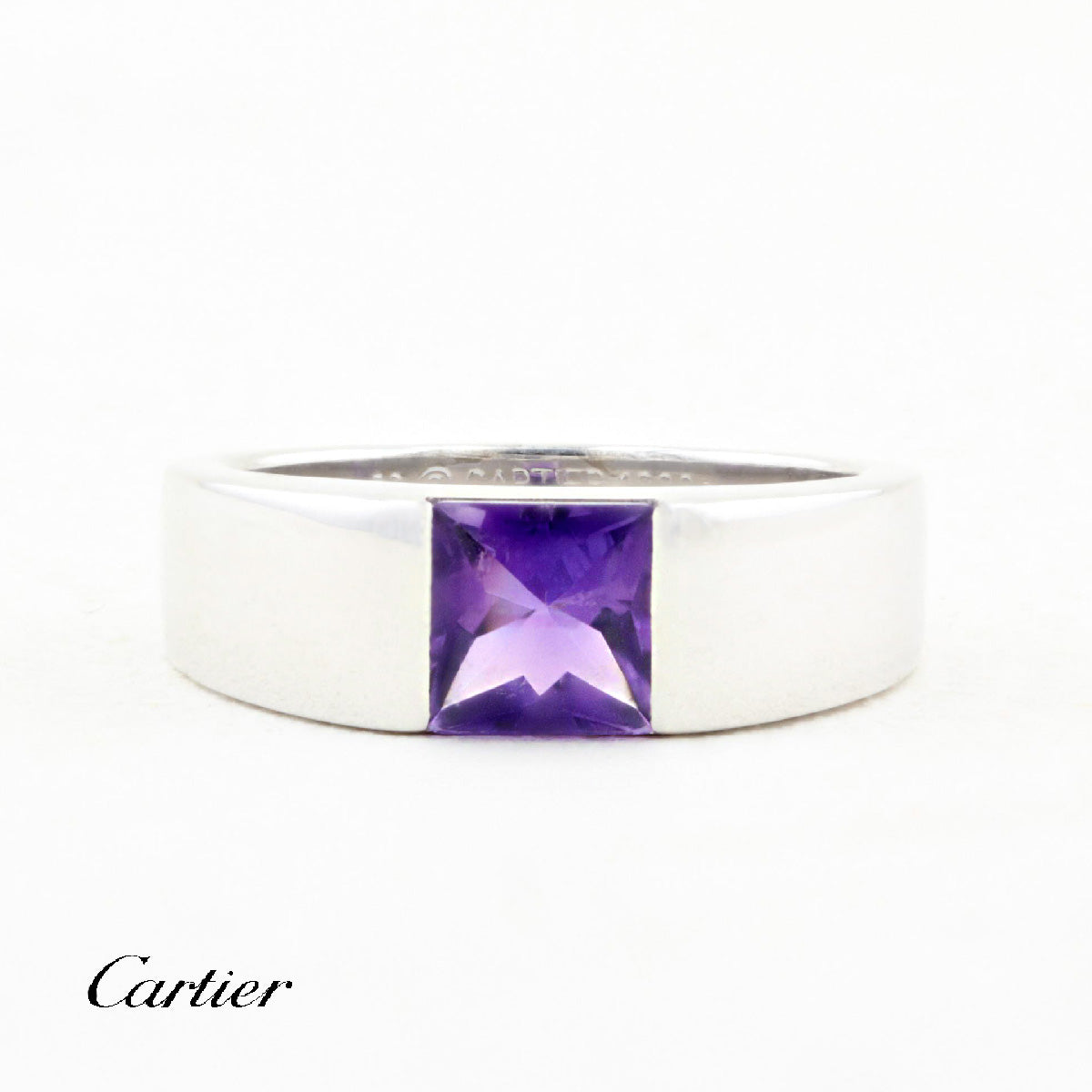 Vintage Cartier Amethyst Tank Ring