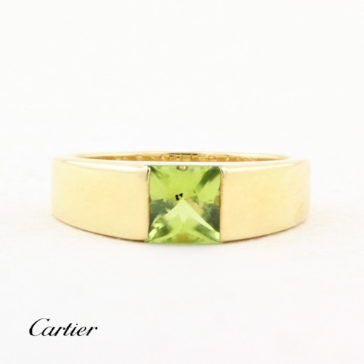Vintage Cartier Peridot Tank Ring