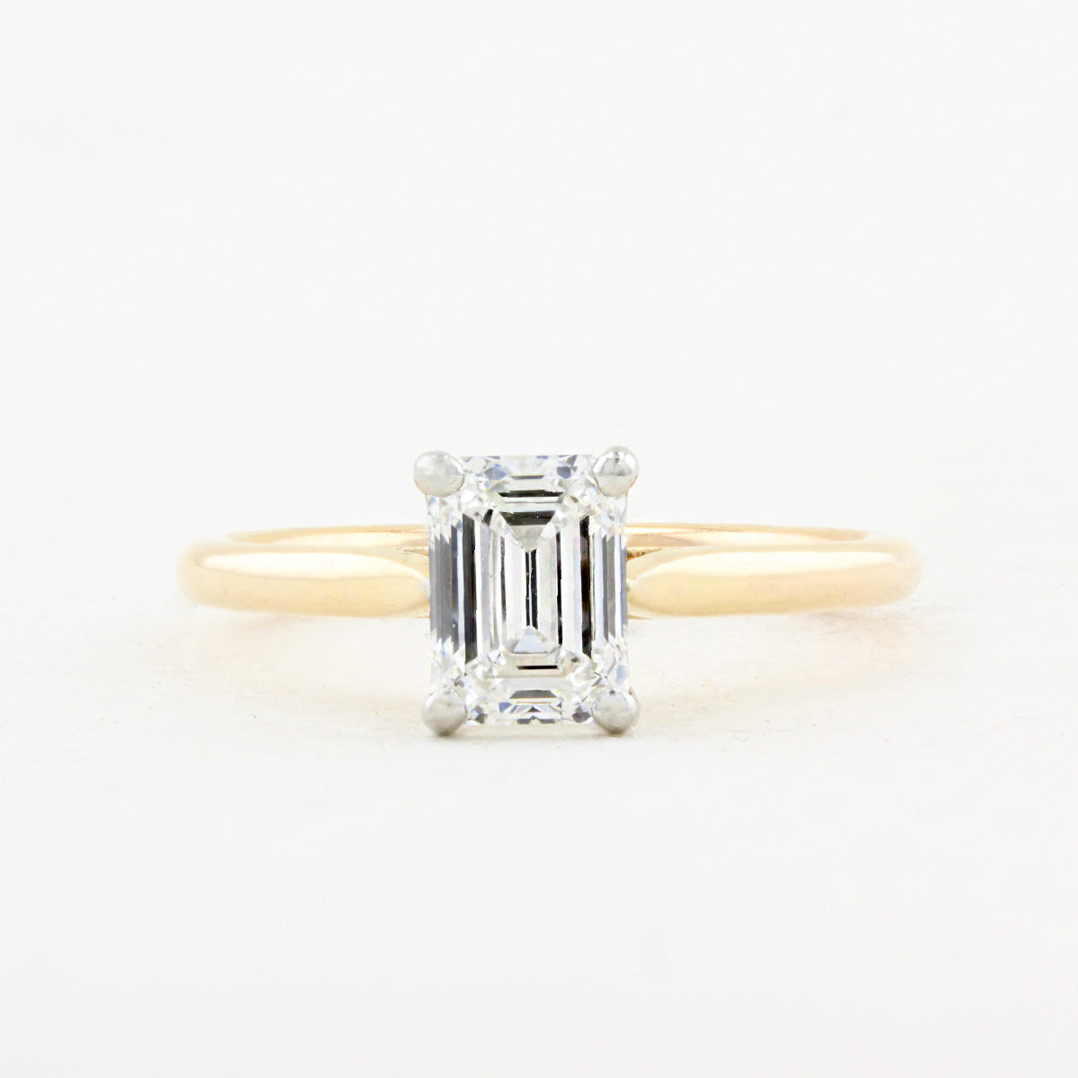 1.20ct Emerald Cut Diamond Solitaire Ring